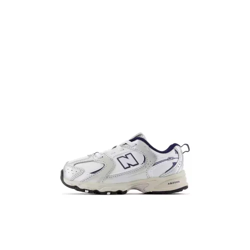 New Balance Детская обувь, низкий верх, серебристый/белый, для малышей