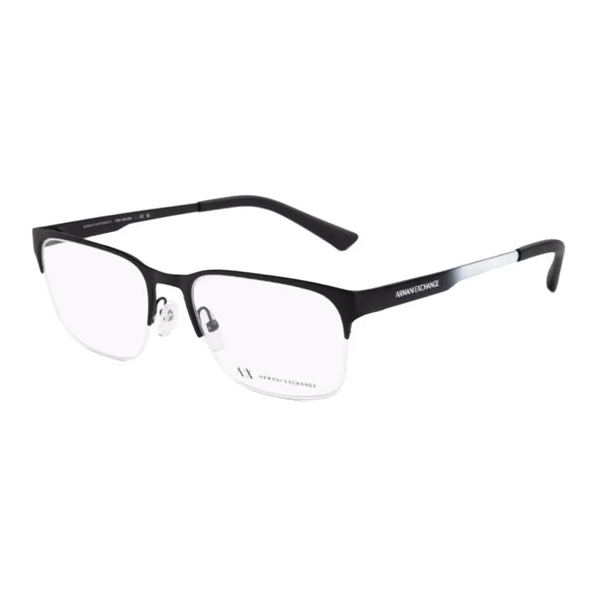 EMPORIO ARMANI Пластиковая оправа Прямоугольные Оправы для очков Унисекс Черный