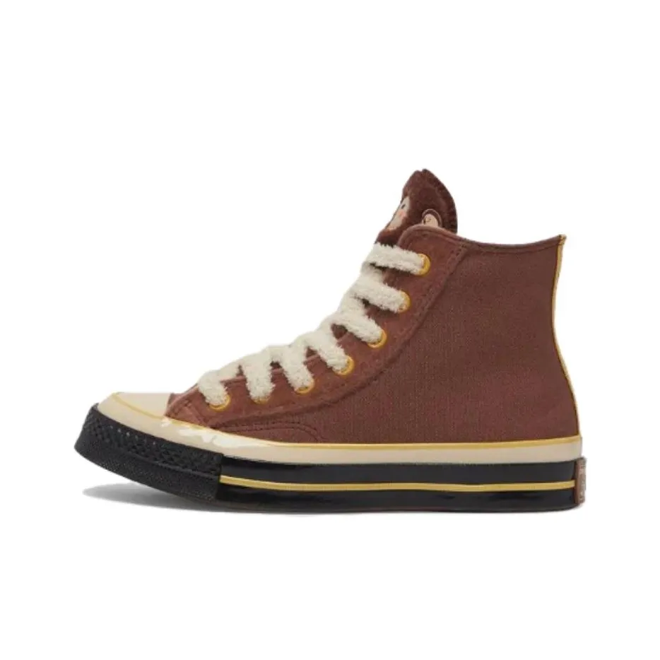 Converse Chuck 70 Abrasion Resistant High Top Skateboard Shoes Unisex Brown