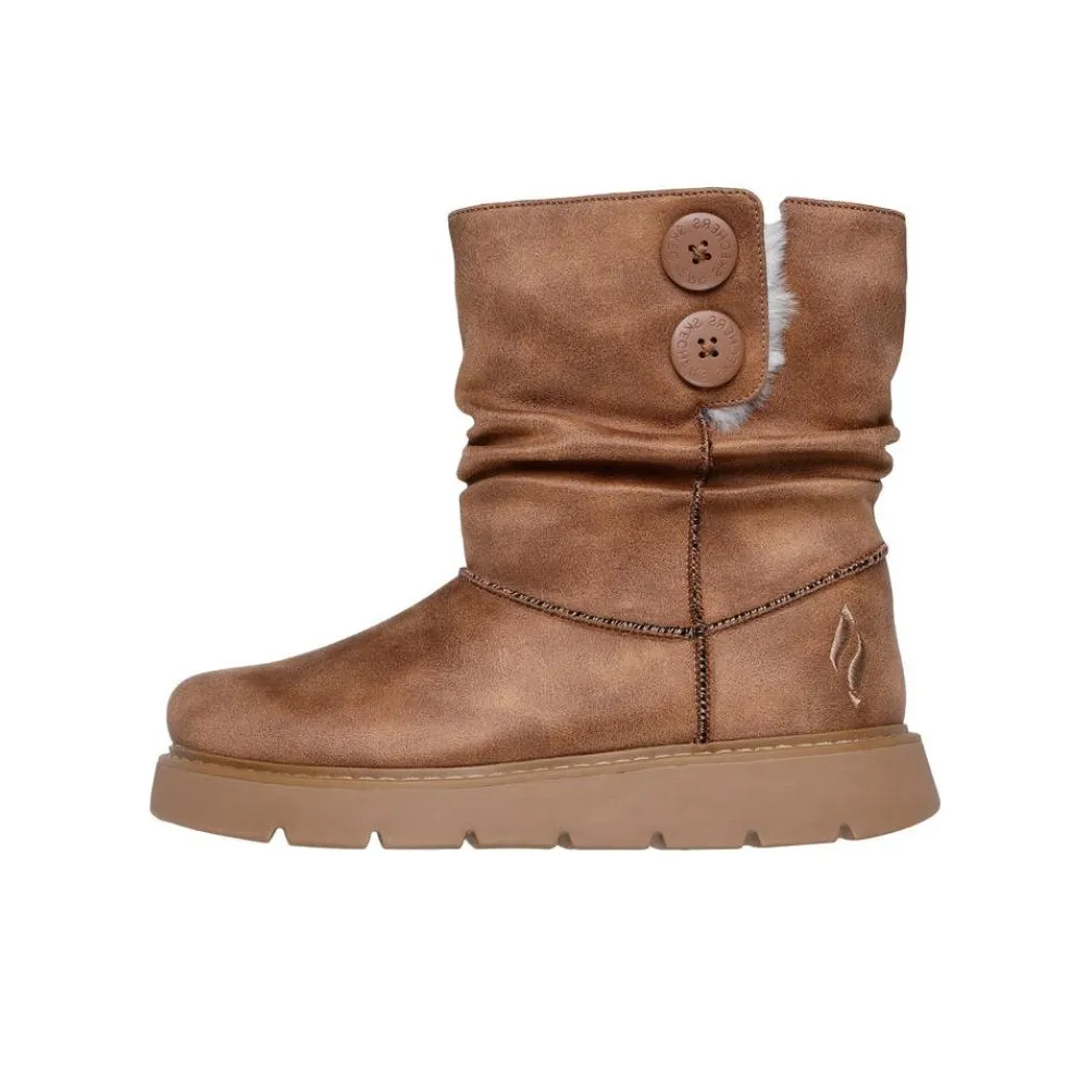 Skechers Короткие Сноубутсы Женские Коричневые