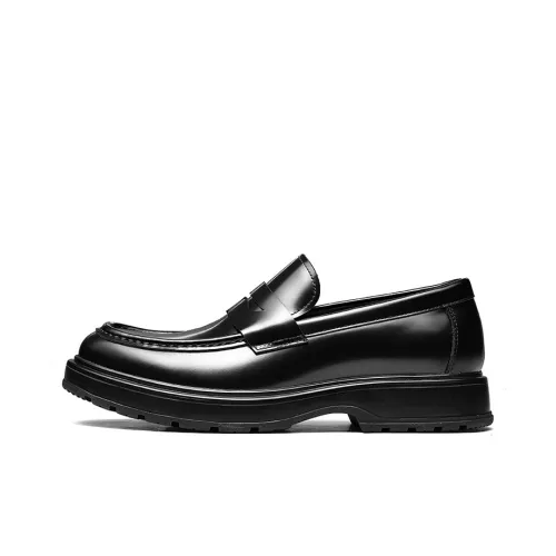 Bansley Мужские повседневные туфли Low Top Черные для мужчин
