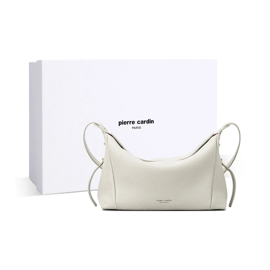 PIERRE CARDIN Fashion Casual Корова Кожа Плечевая Сумка Сумка через плечо Женская Серый Бежевый Черный