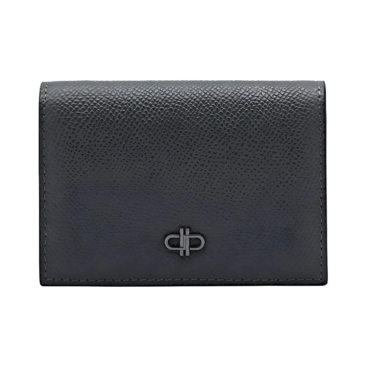 PEDRO Cow Leather Card Holder Men's Dark Gray