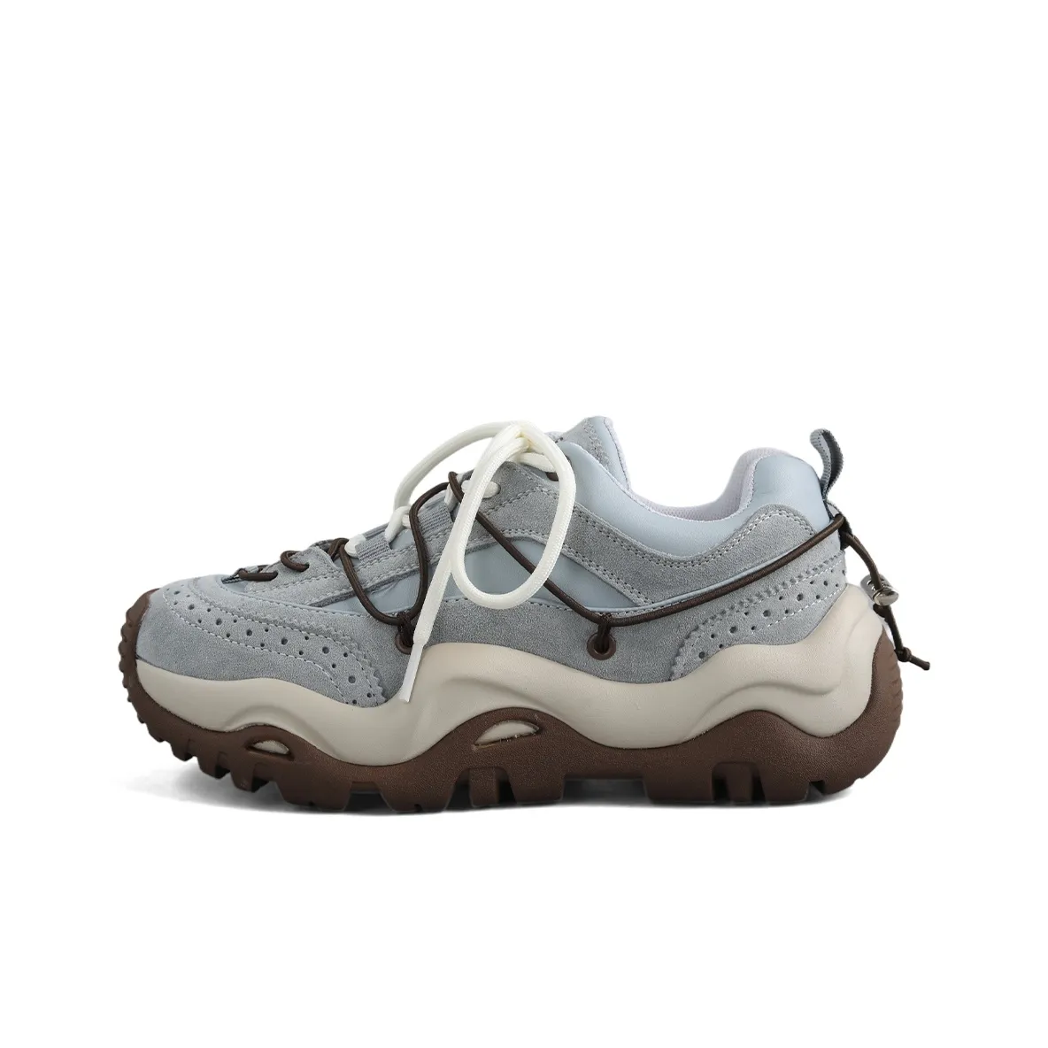 DOLIN COLLECTION Low Top Chunky Sneakers Athletic Shoes Women's Blue