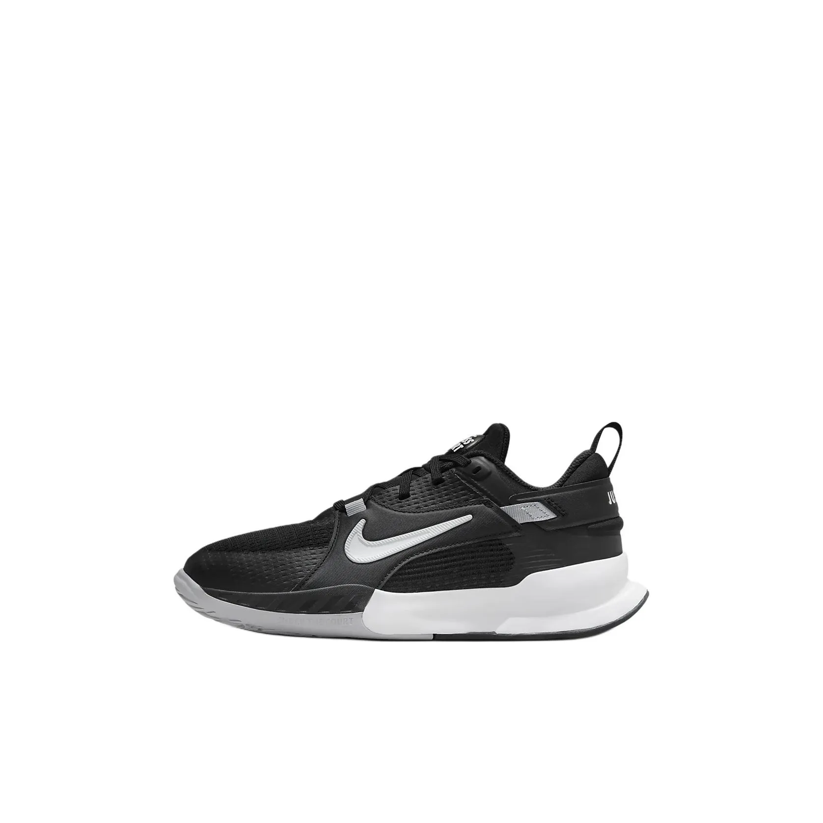 Nike Crosscourt Slip-resistant Abrasion-resistant Low Top Детские баскетбольные кроссовки Black White