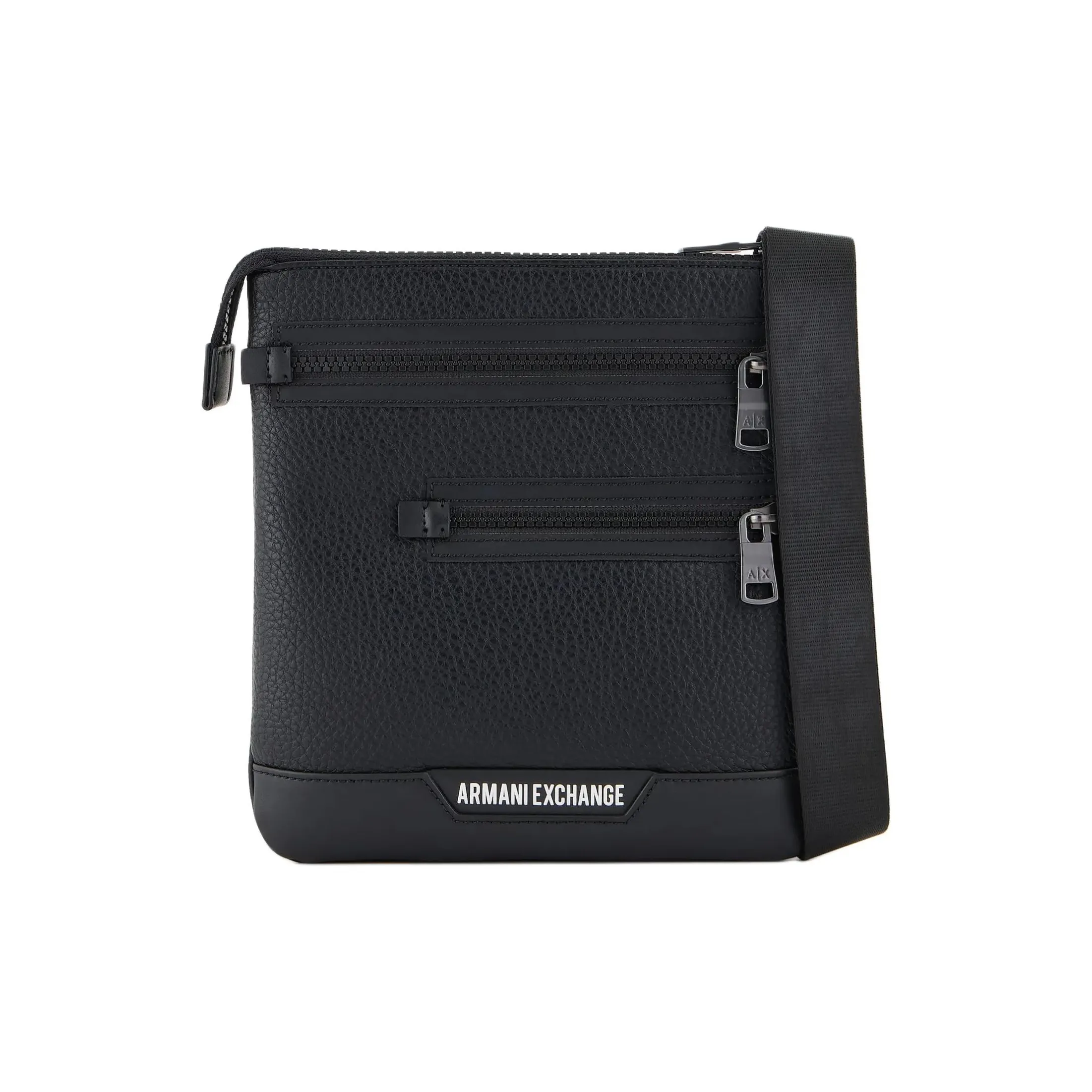 ARMANI EXCHANGEAE Polyester Messenger Bag, Shoulder Bag, Crossbody Bag Men's Black