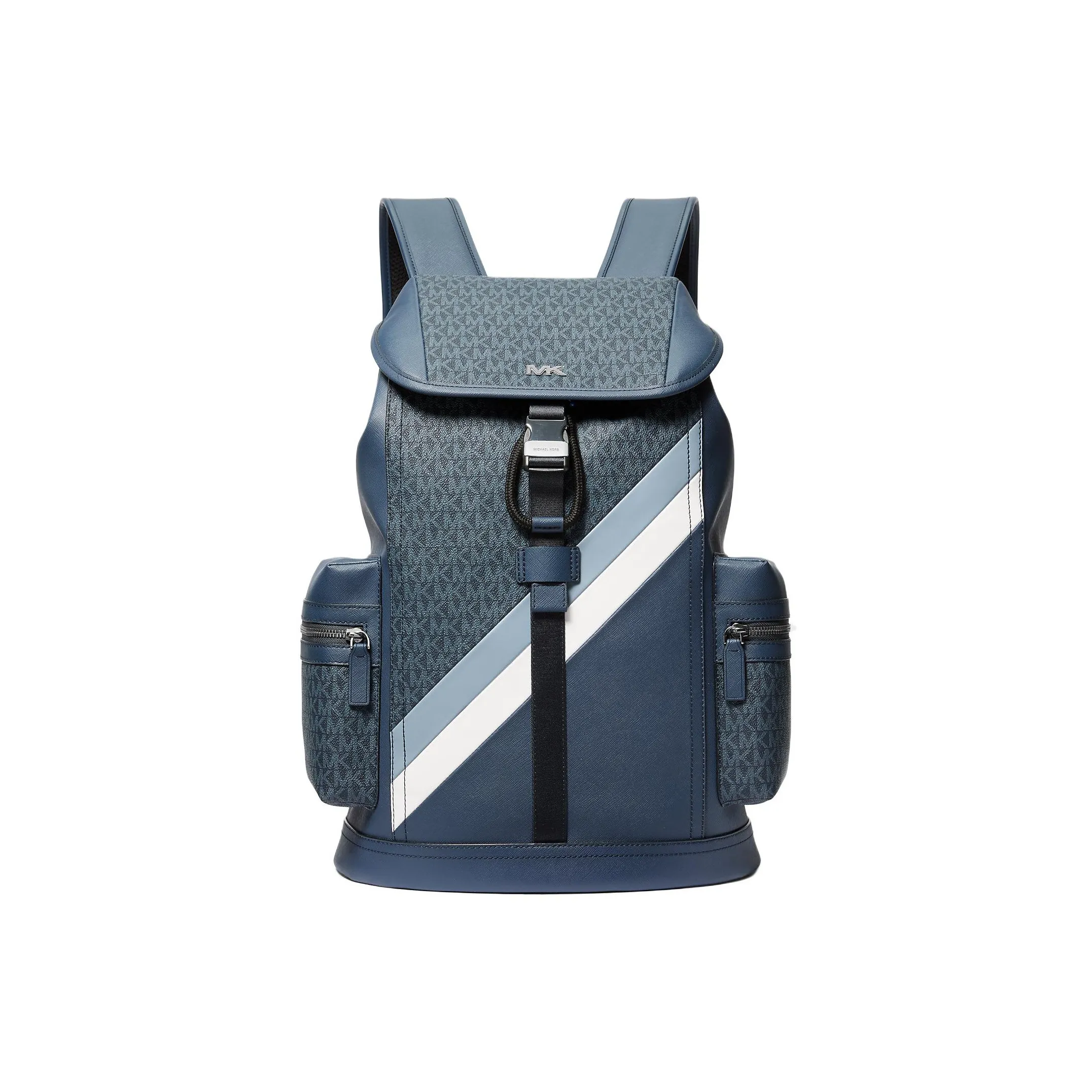 MICHAEL KORS Coated Canvas Backpack Men's Dark Blue