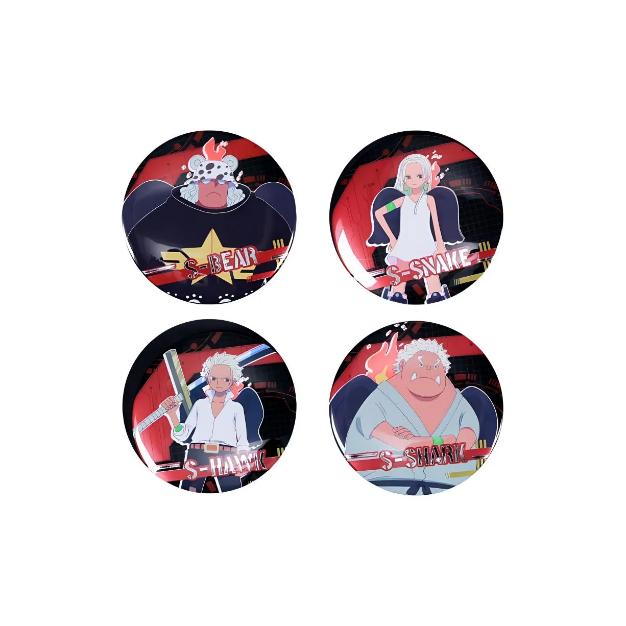Kabao Cultural Creation x One Piece One Piece First Shot, Egged, Badge, Tinplate Badges