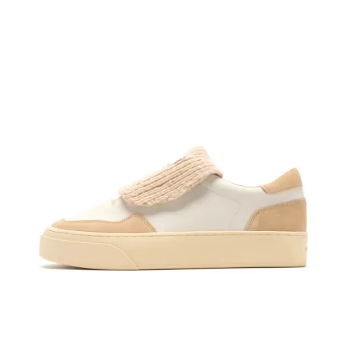 FOOT INDUSTRY Кроссовки для скейтбординга Low Top Кремово-белый/Бежевый Унисекс