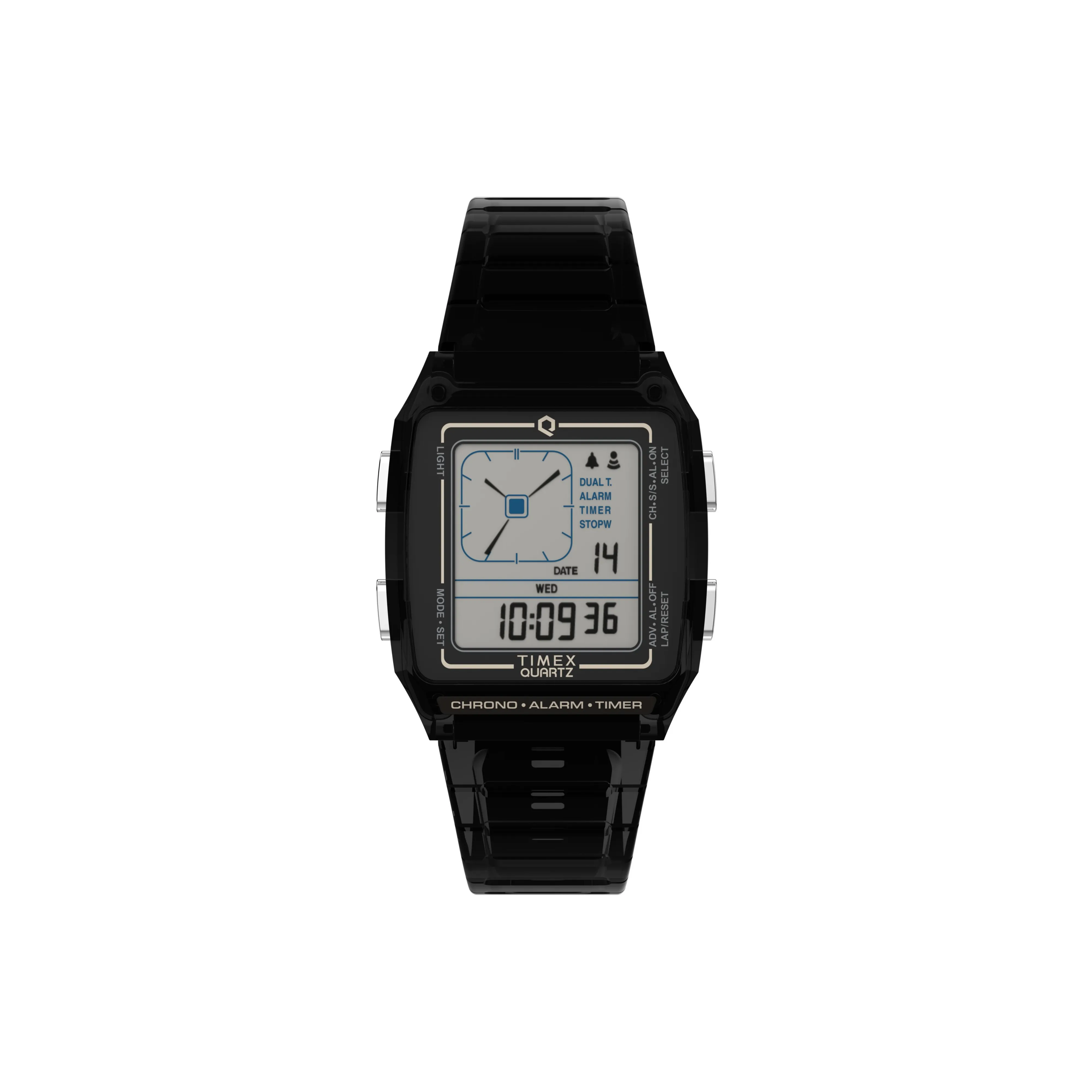 TIMEX Кварцевые часы серый циферблат унисекс