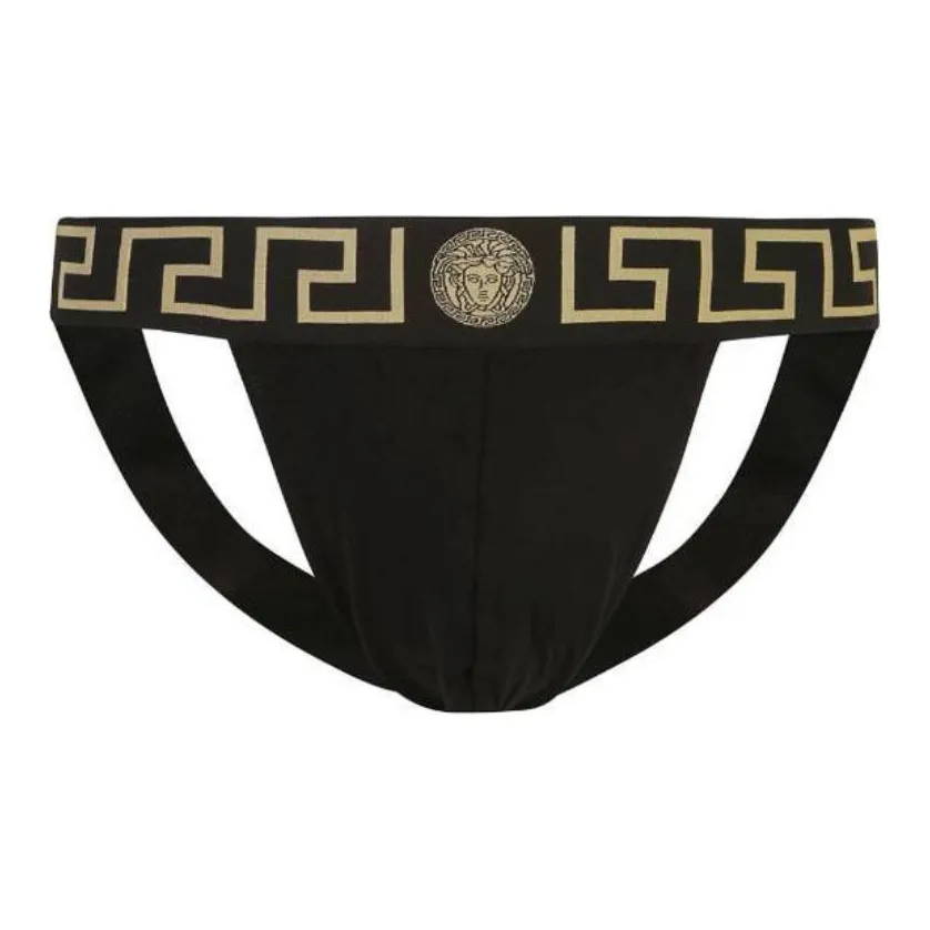 VERSACE Greca Border Stretched Jockstrap