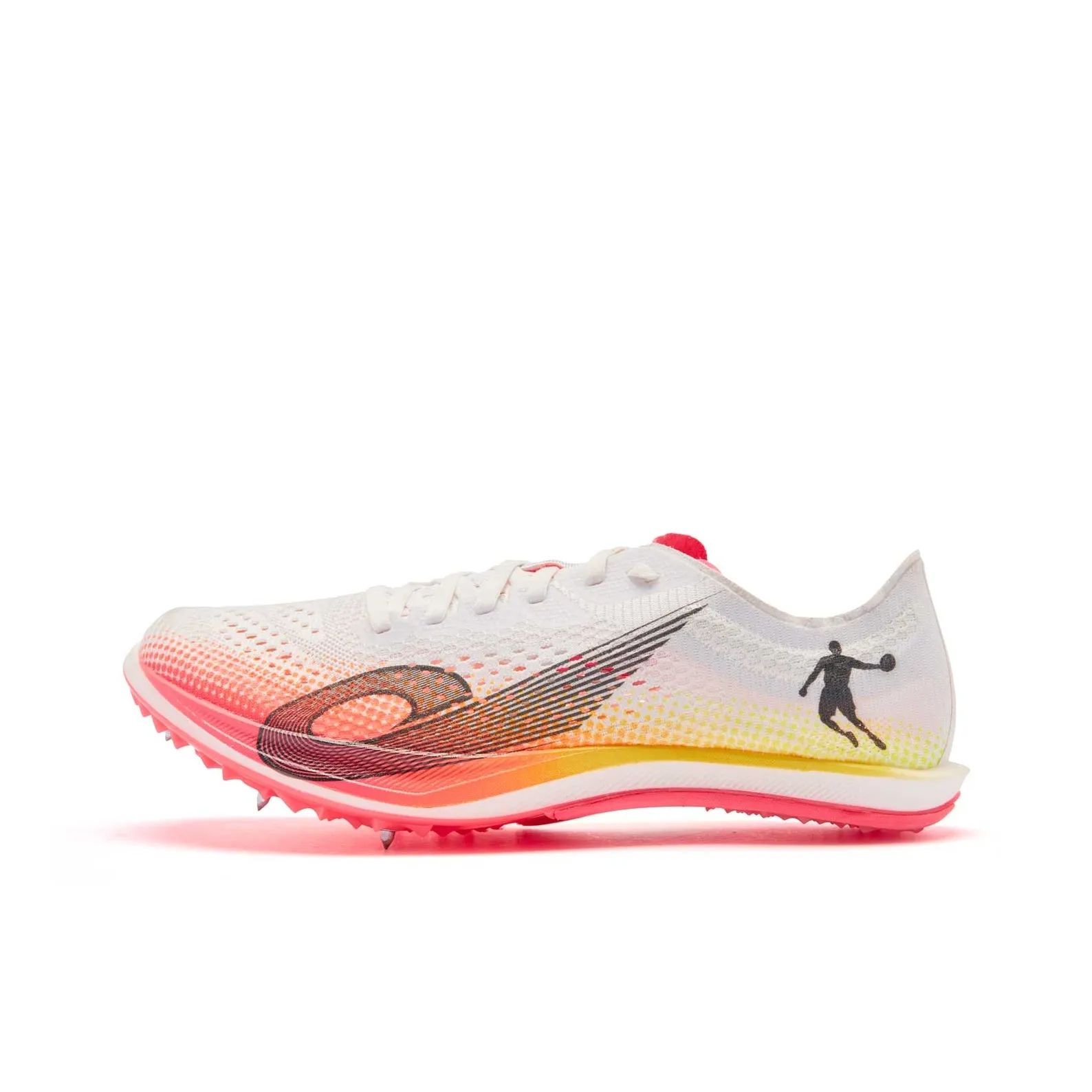 QIAODAN Feiteng ML RACE Running Shoes Men's Low Top Jordan White Sunlight Yellow
