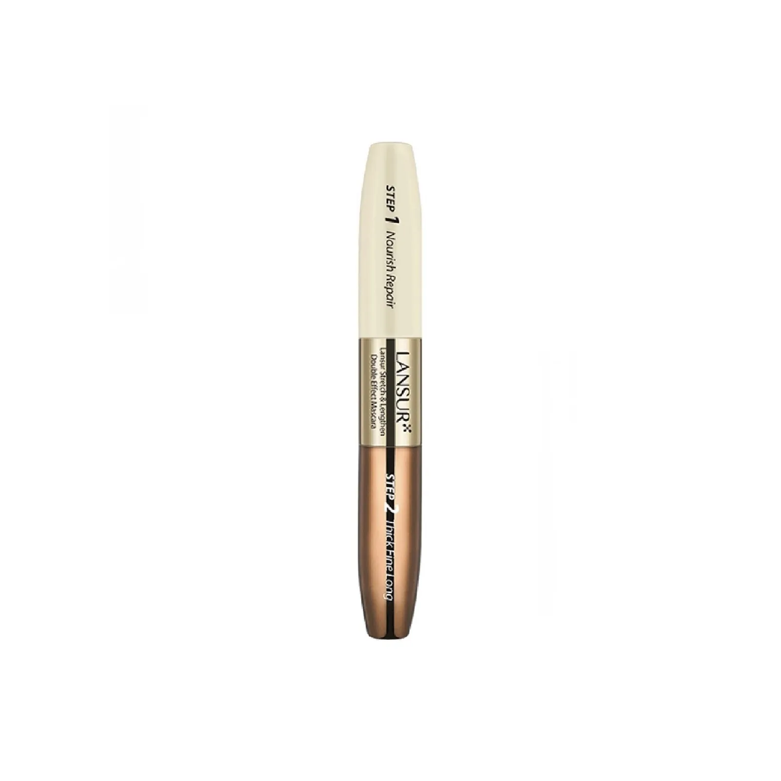 LANSUR Эластичный Увеличивающий ДУАЛЬ Эффект Тушь Водонепроницаемый Фиксирующий 11г