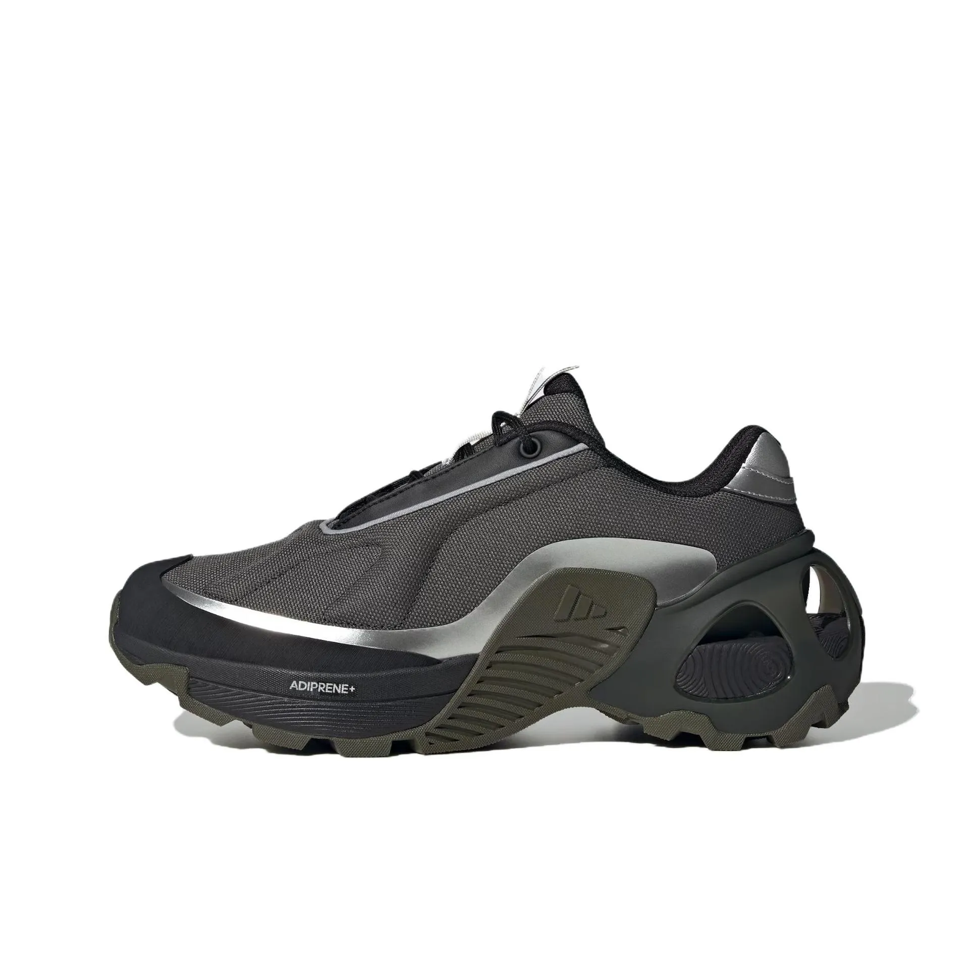 Adidas Edge Runner Slip-resistant Abrasion-resistant Low-top Беговые кроссовки Унисекс Серый Черный