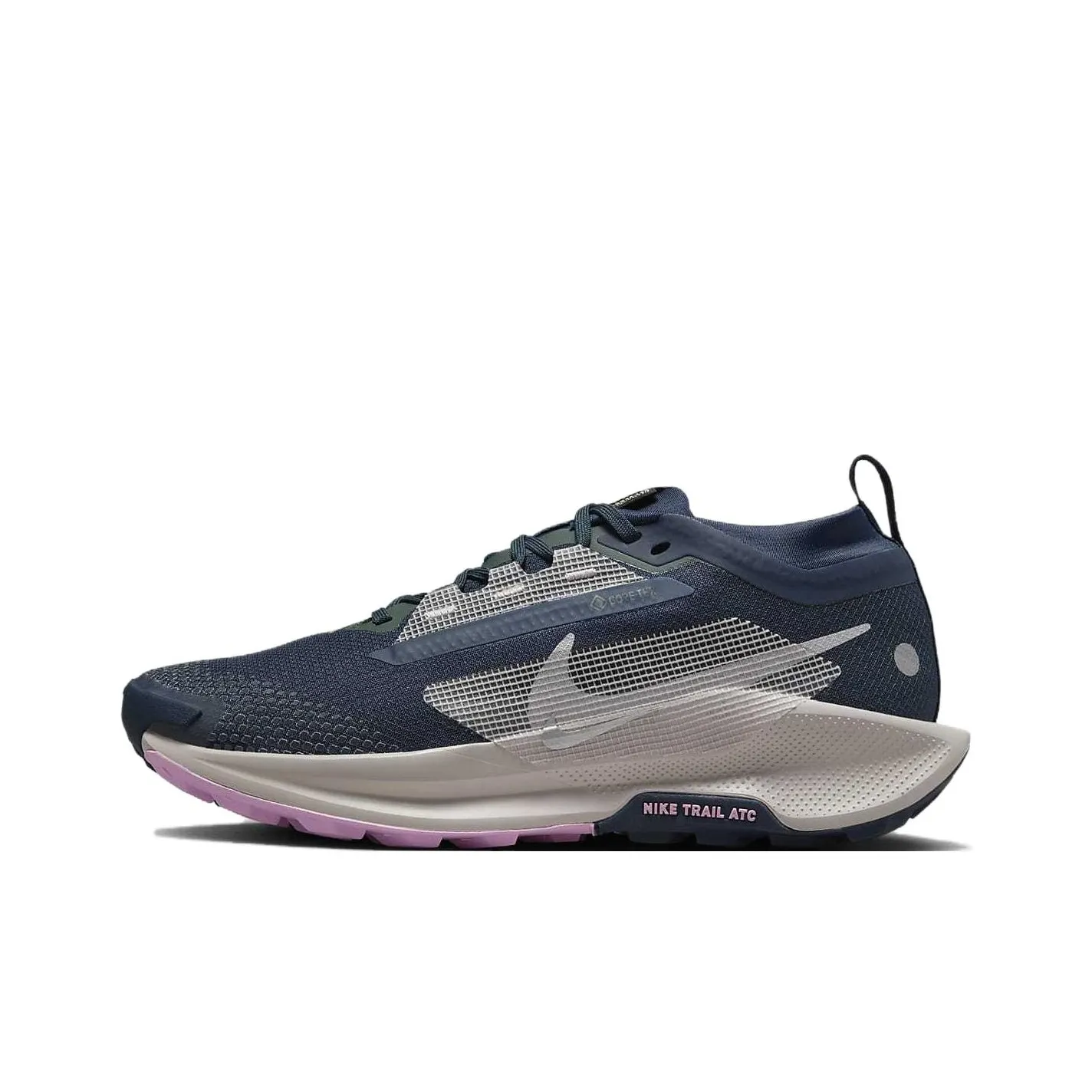 Nike React Pegasus Trail 5 Gore Tex Armory Navy Vintage Green Platinum Violet Women's