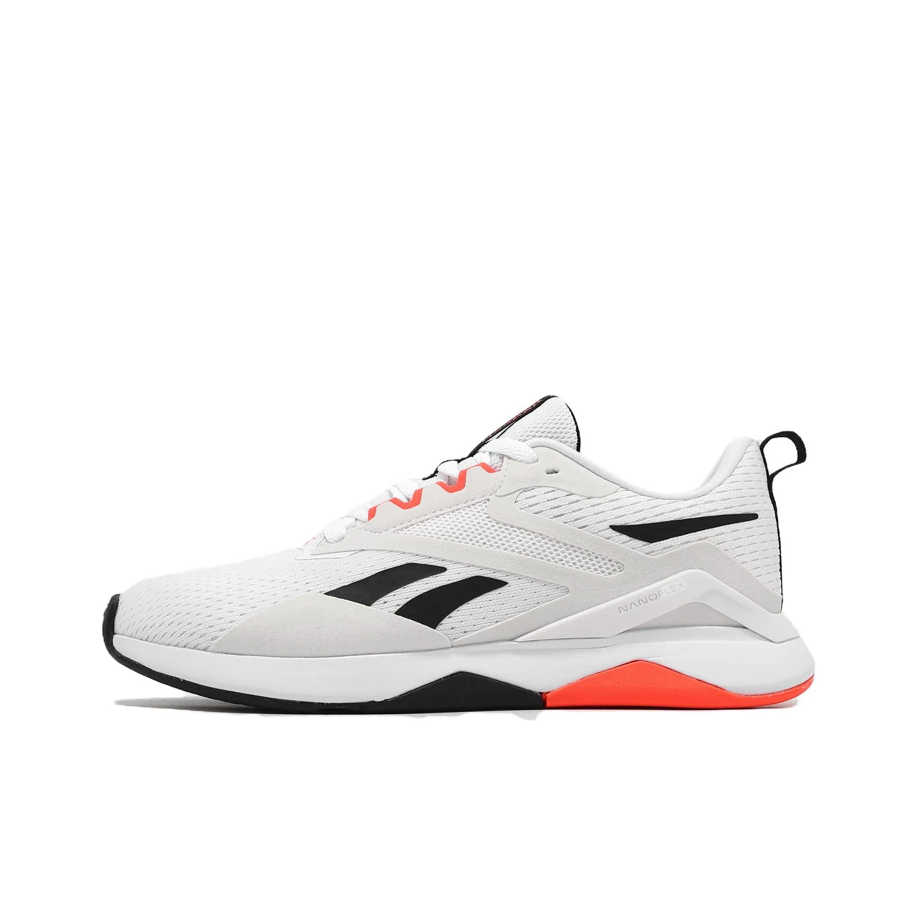 Reebok Women's Nanoflex Tr 2 'White Black Orange Flare' Women's