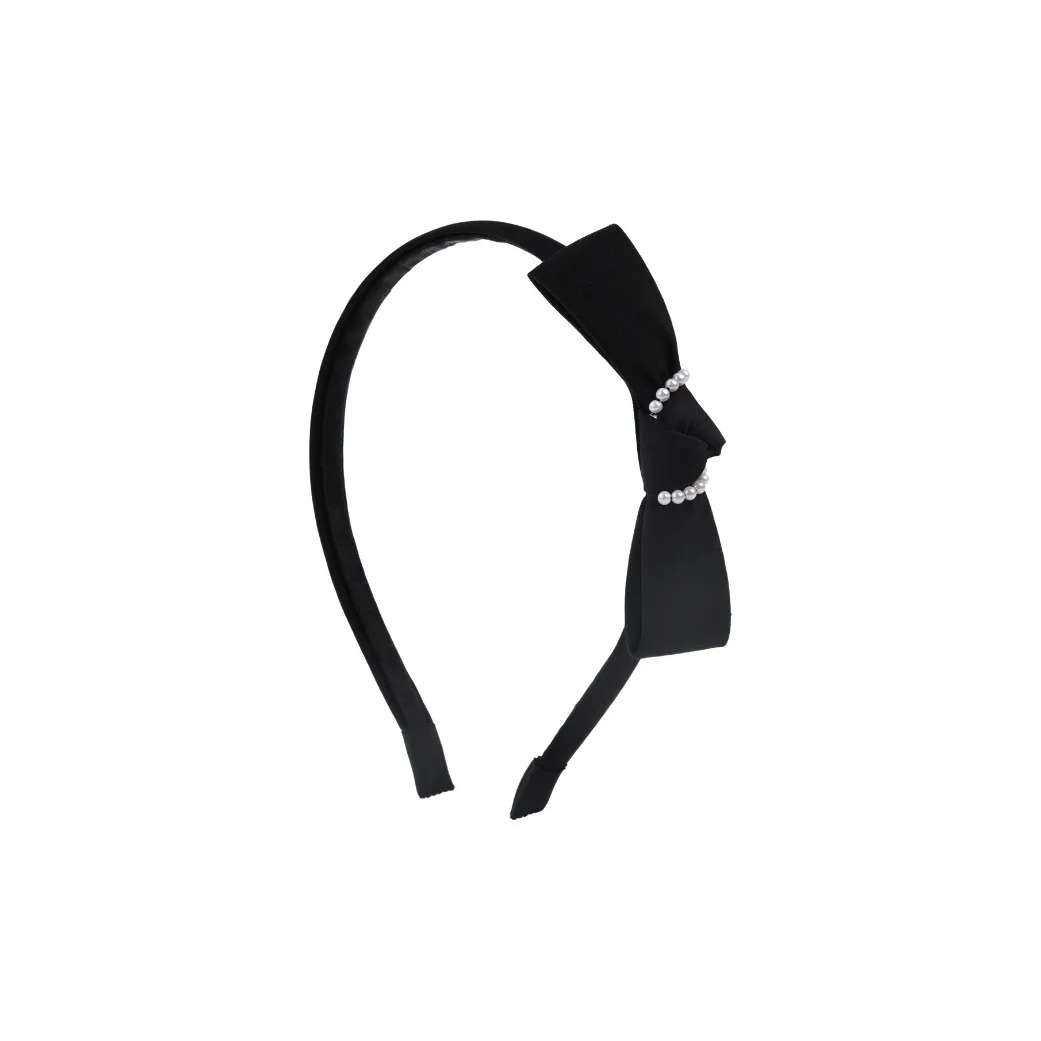 BABYBEI Bowknot Elegance Elegant Gentle Youthful Black Beige Headbands Women's