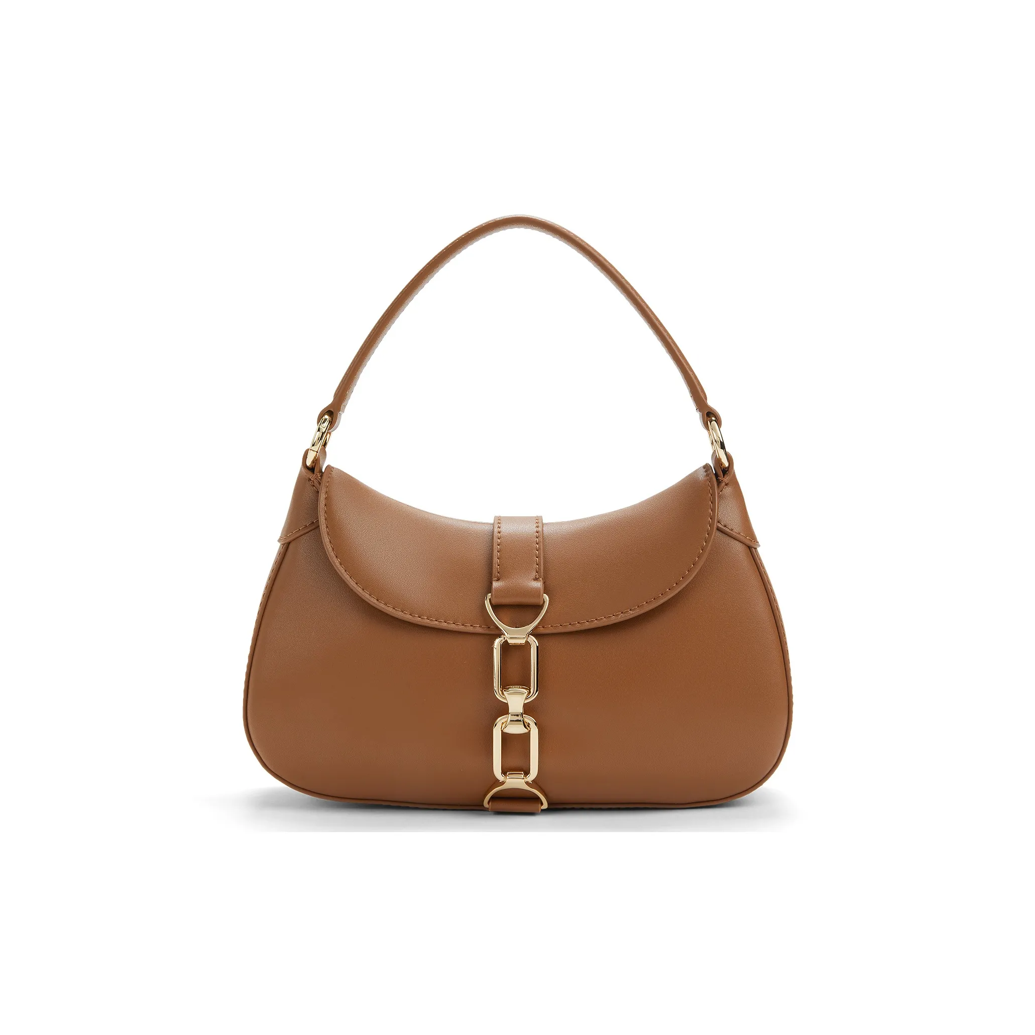 CHARLES KEITH ПУ (полиуретан) Сумка через плечо Маленькая Женская Коричневая Черная