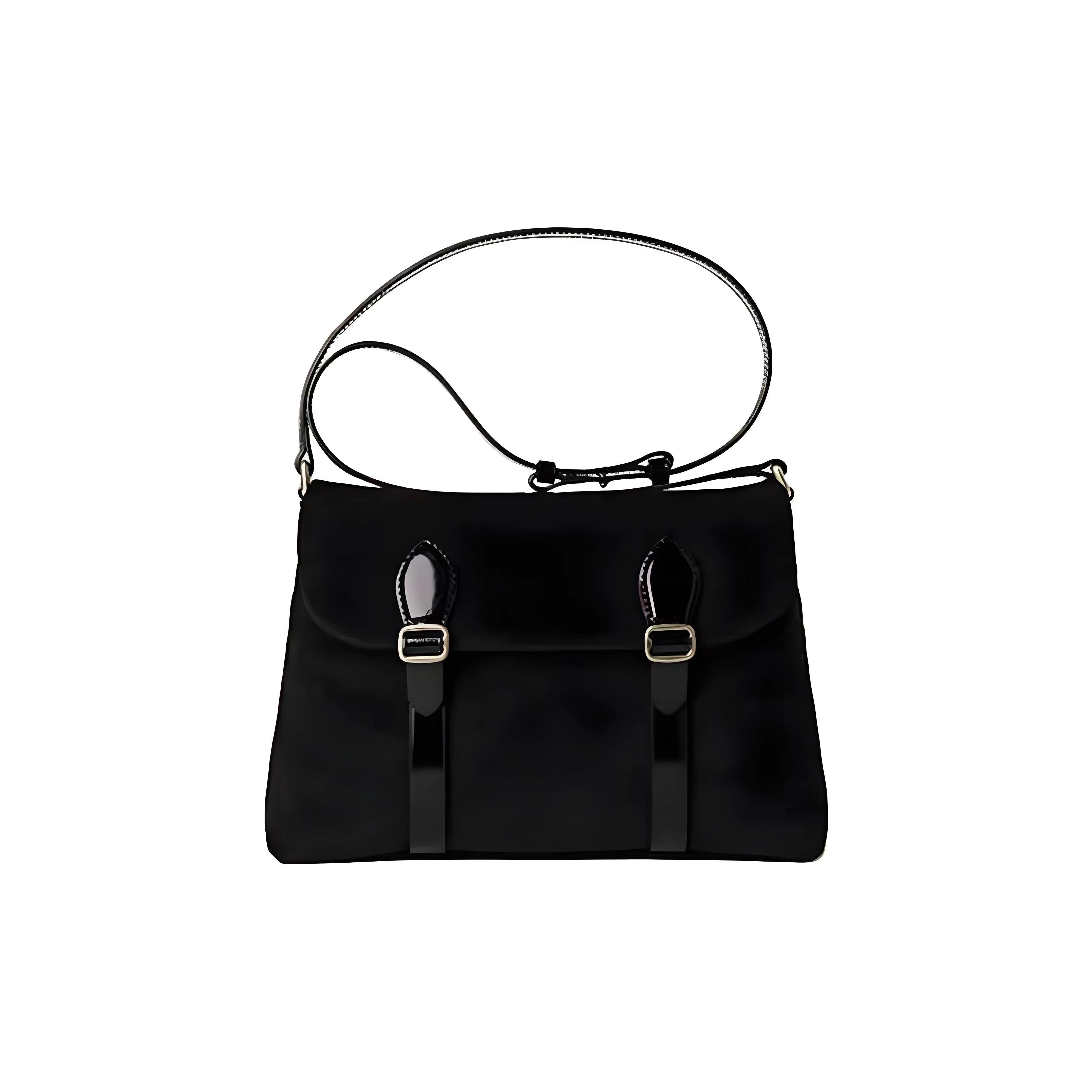 NOMK Замша Курьерская Сумка Сумка через плечо Женская Черная и Хаки