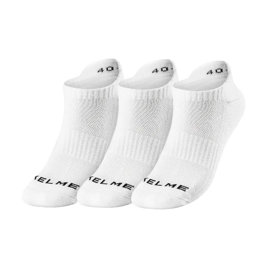 KELME Низкие носки унисекс 3 упаковки черный белый серый