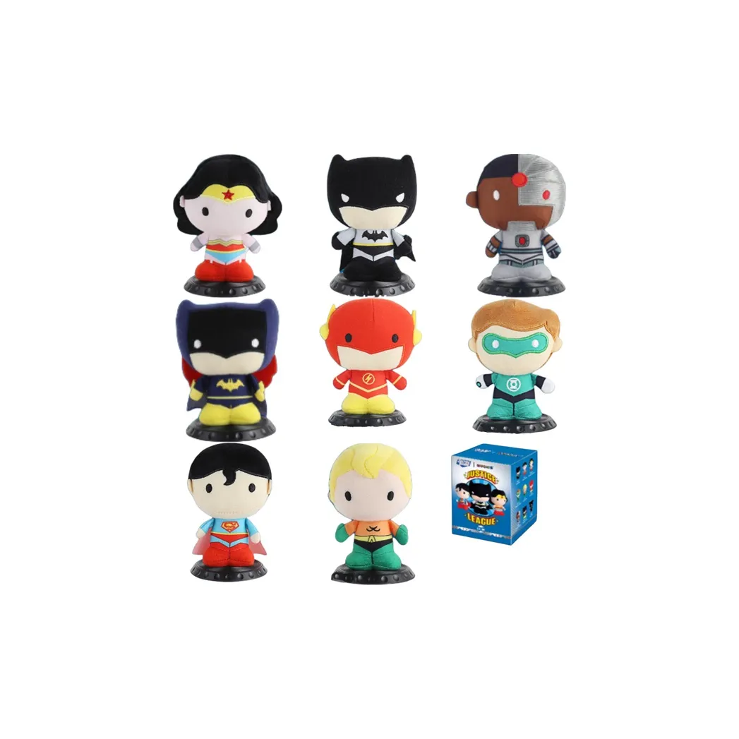 HUGKIS x WARNER DC Justice League Слепые коробки Один Mystery Коробка Целая коробка 8 шт