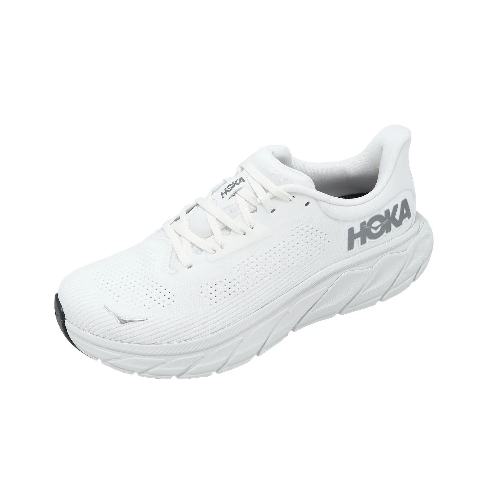 HOKA ONE ONE Arahi 7 2E Wide 'Blanc De Blanc Steel Wool'