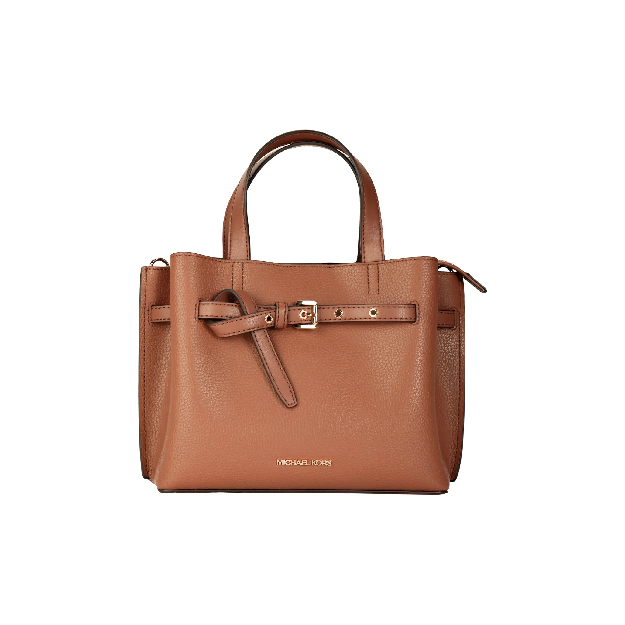 MICHAEL KORS Emilia Leather Handbag Crossbody Bag Women's Brown