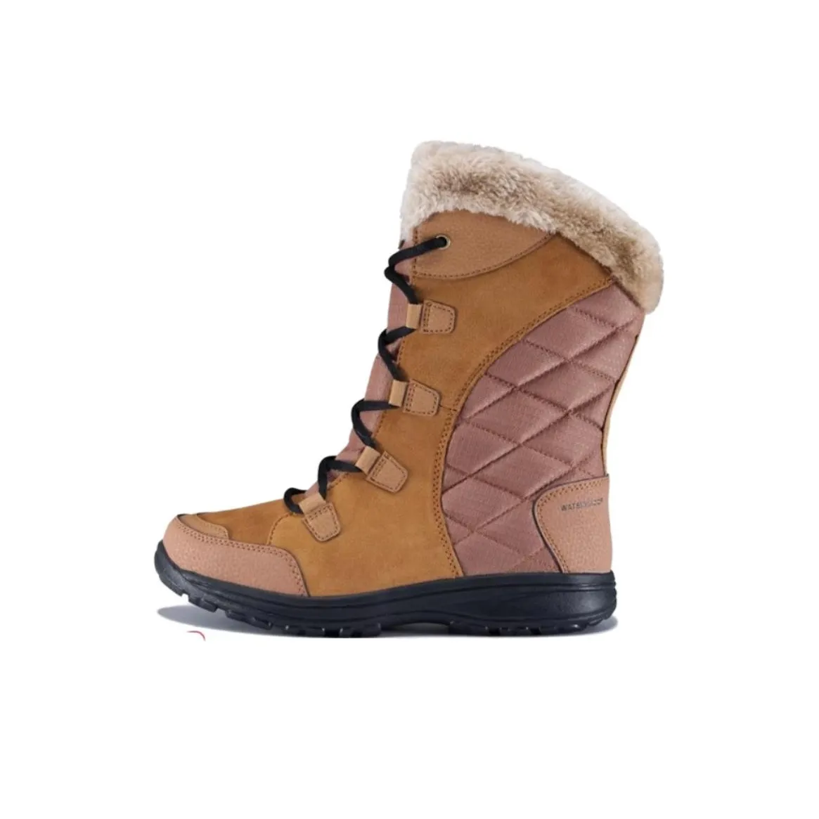 Columbia совместный бренд Ice Maiden 2 Термостойкий Устойчивый к истиранию Короткий MID Ботинки для снега Женские Верблюжий коричневый
