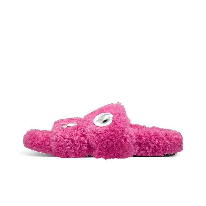 JC DAMO Slide Slippers Women's Peach Pink/Black