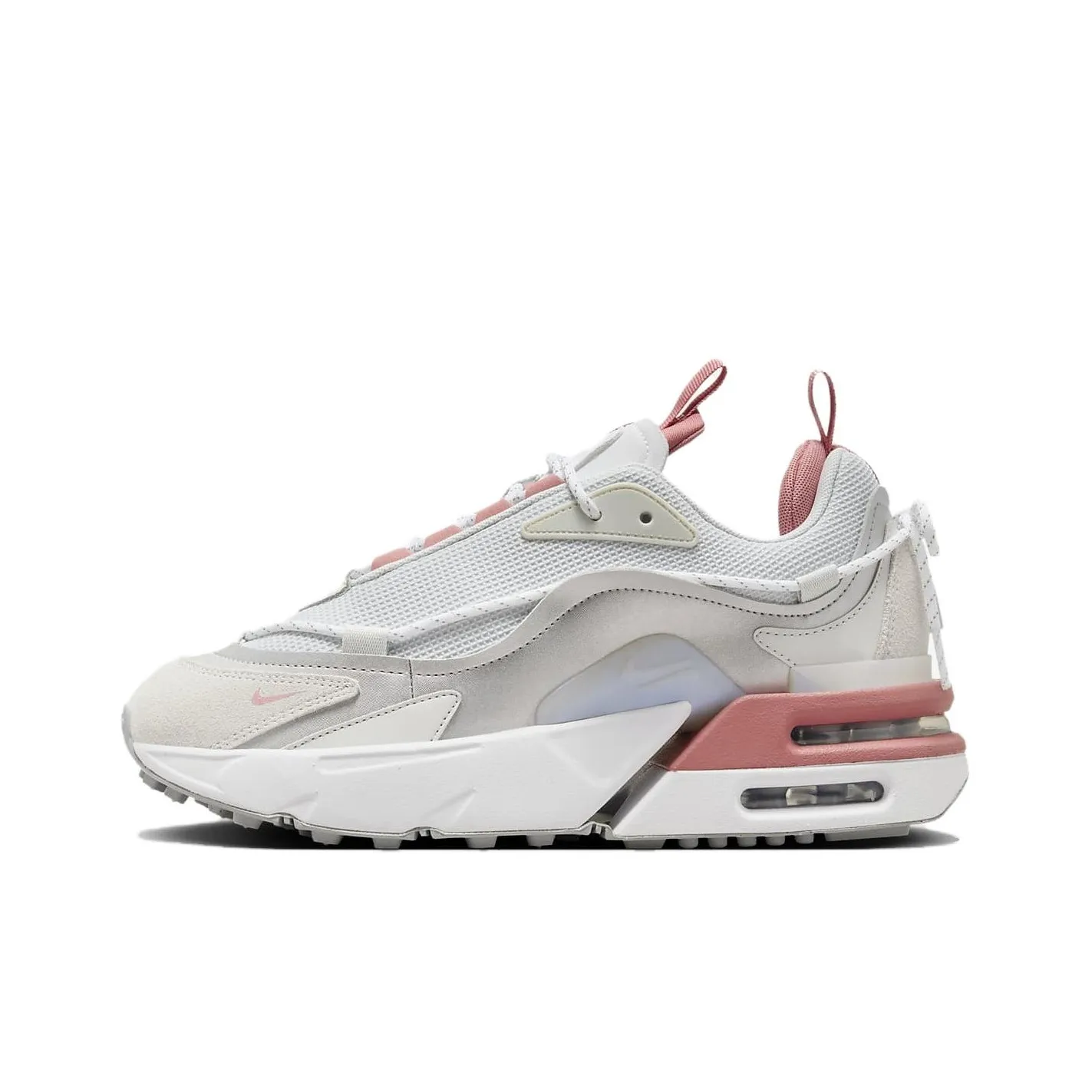 Nike Air Max Furyosa Abrasion Resistant Low Top Casual Shoes Women's White