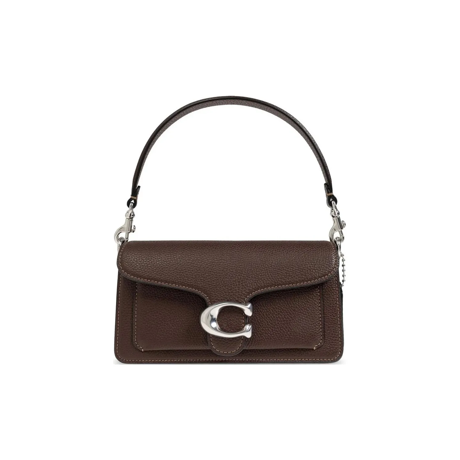 COACH Tabby Calfskin Shoulder Bag Crossbody Bag Handbag Small Size Women's Brown