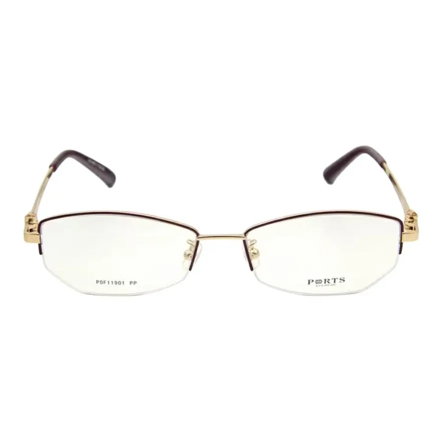 PORTS Сплав Нерегулярная форма Оправы для очков Женские Фиолетовый