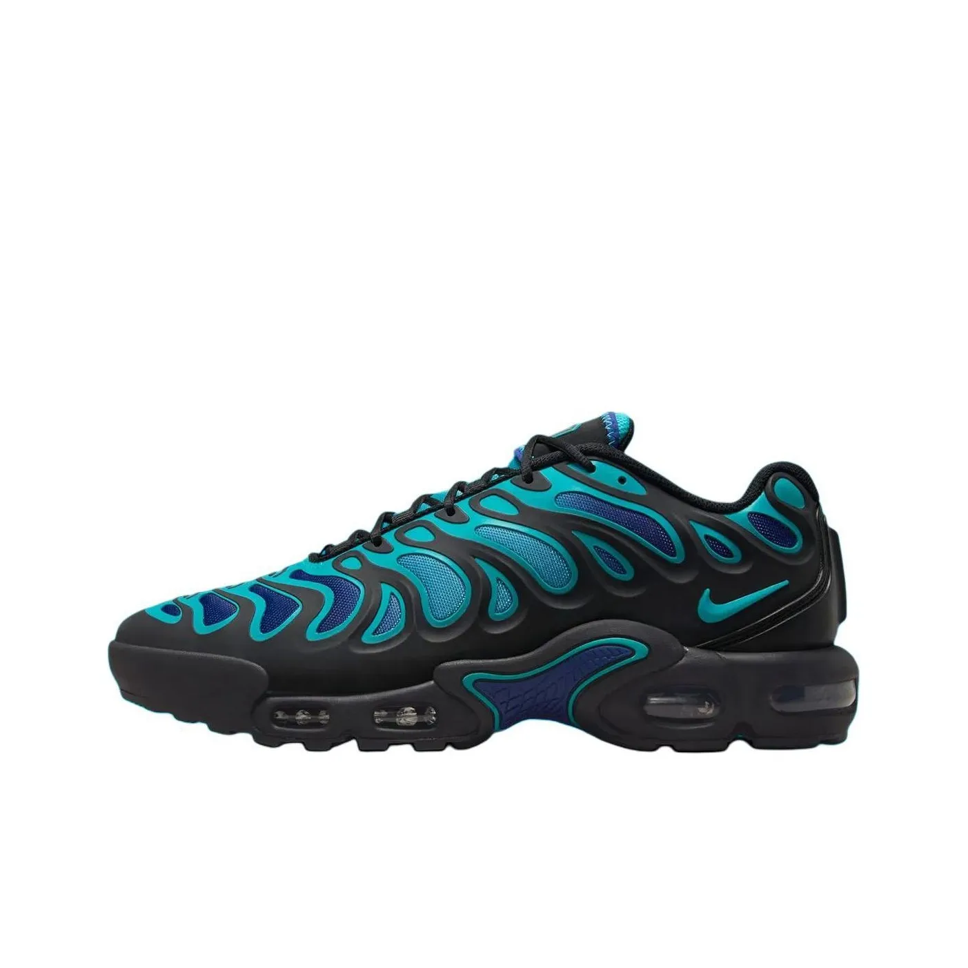 Nike Air Max Plus Low Top Casual Shoes Unisex Black Blue