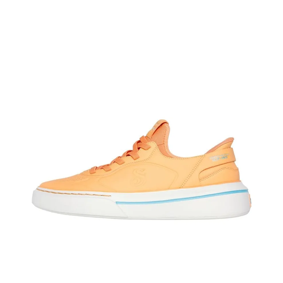 Snoop Dogg x Skechers Snoop One Anti-Slip Wear-Resistant Low-Top Casual Shoes Men's Orange White