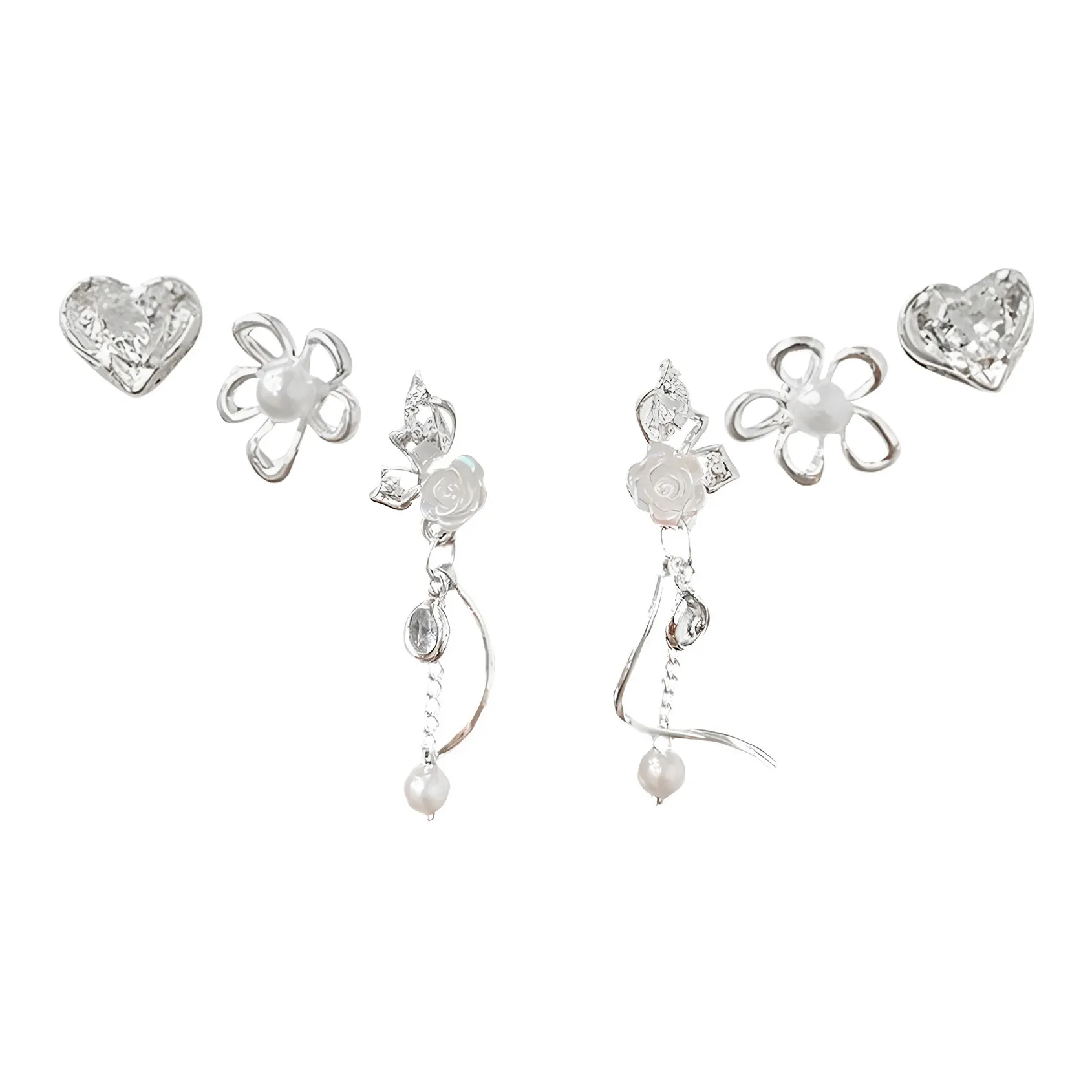 Welcome to the Treasure Cut Out Cool Fringe Niche Design Elegance Versatile Lively Luxury Earring Set Unisex