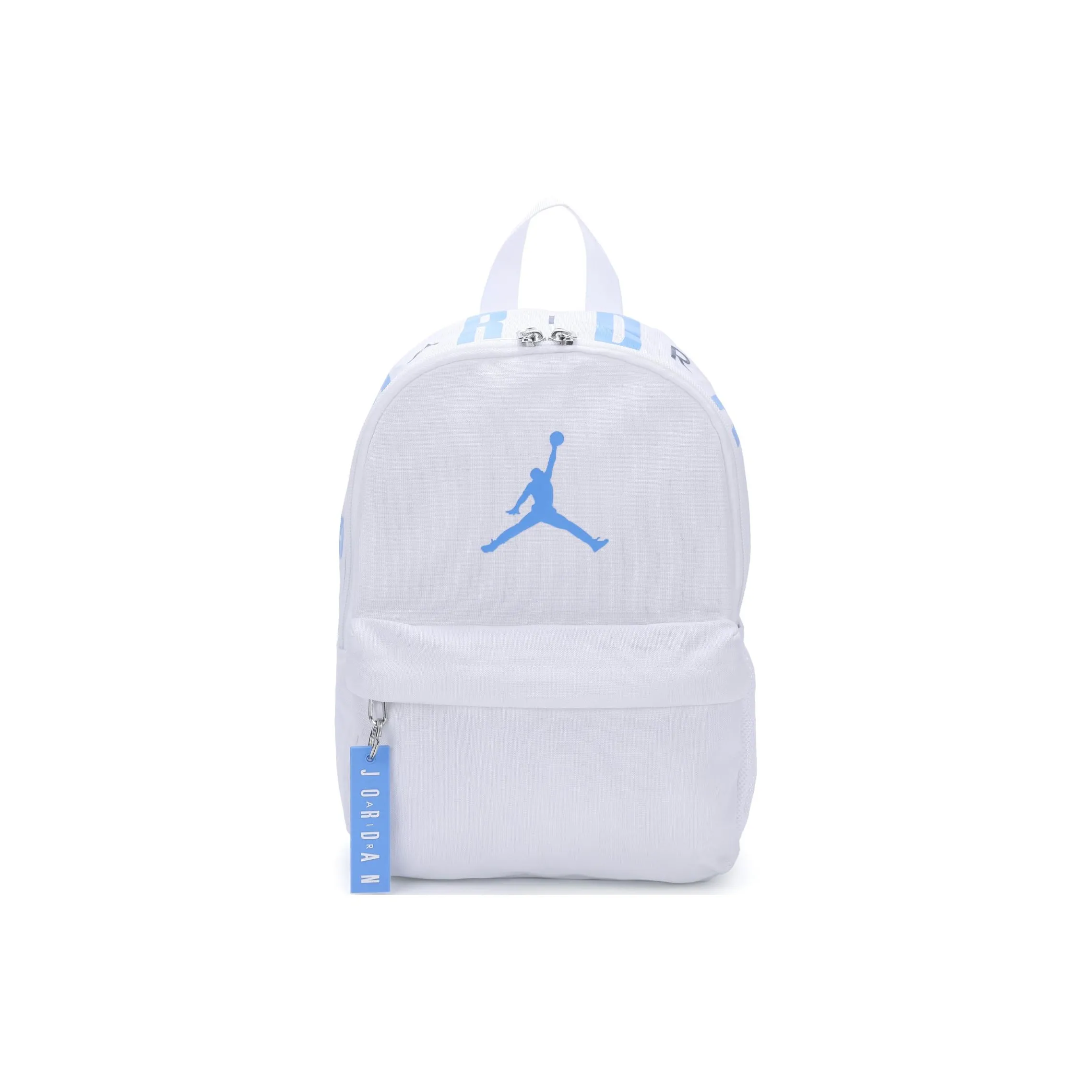 Jordan Polyester Backpack Small Size Unisex Blue & White