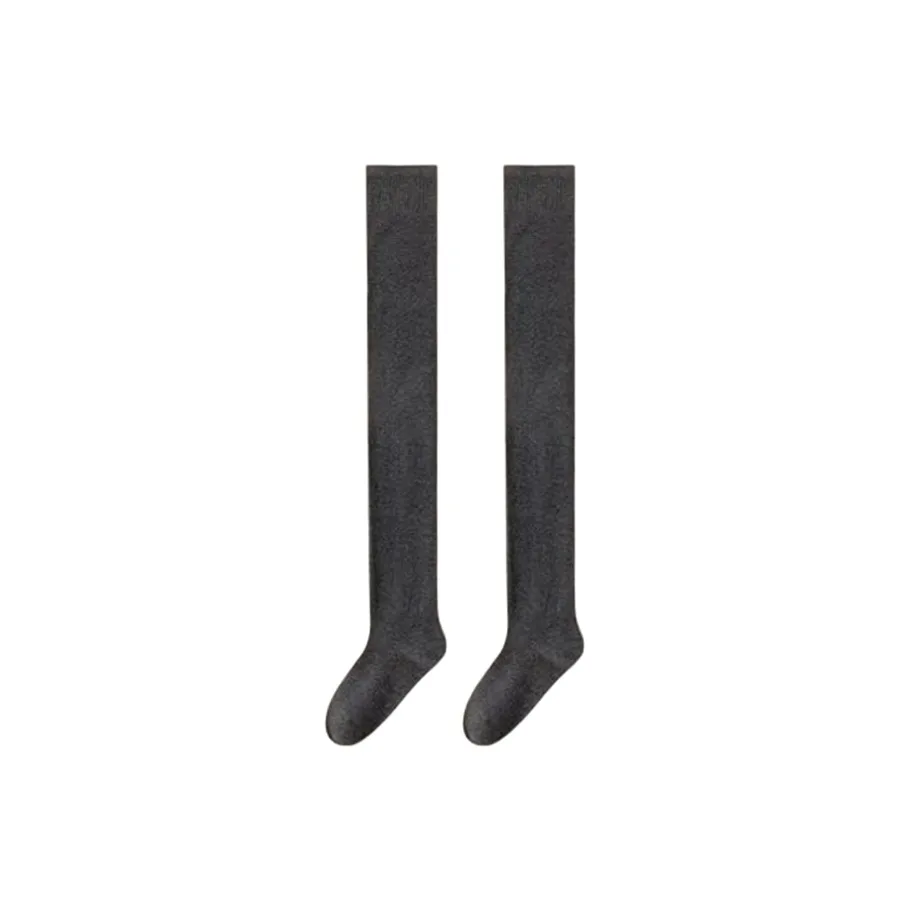 Beerus Бедро высокие носки женские 2 упаковки темно-серый