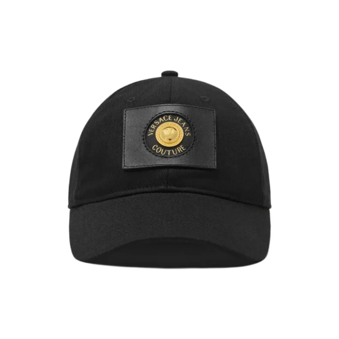 VERSACE Cotton Baseball Caps Men's Black