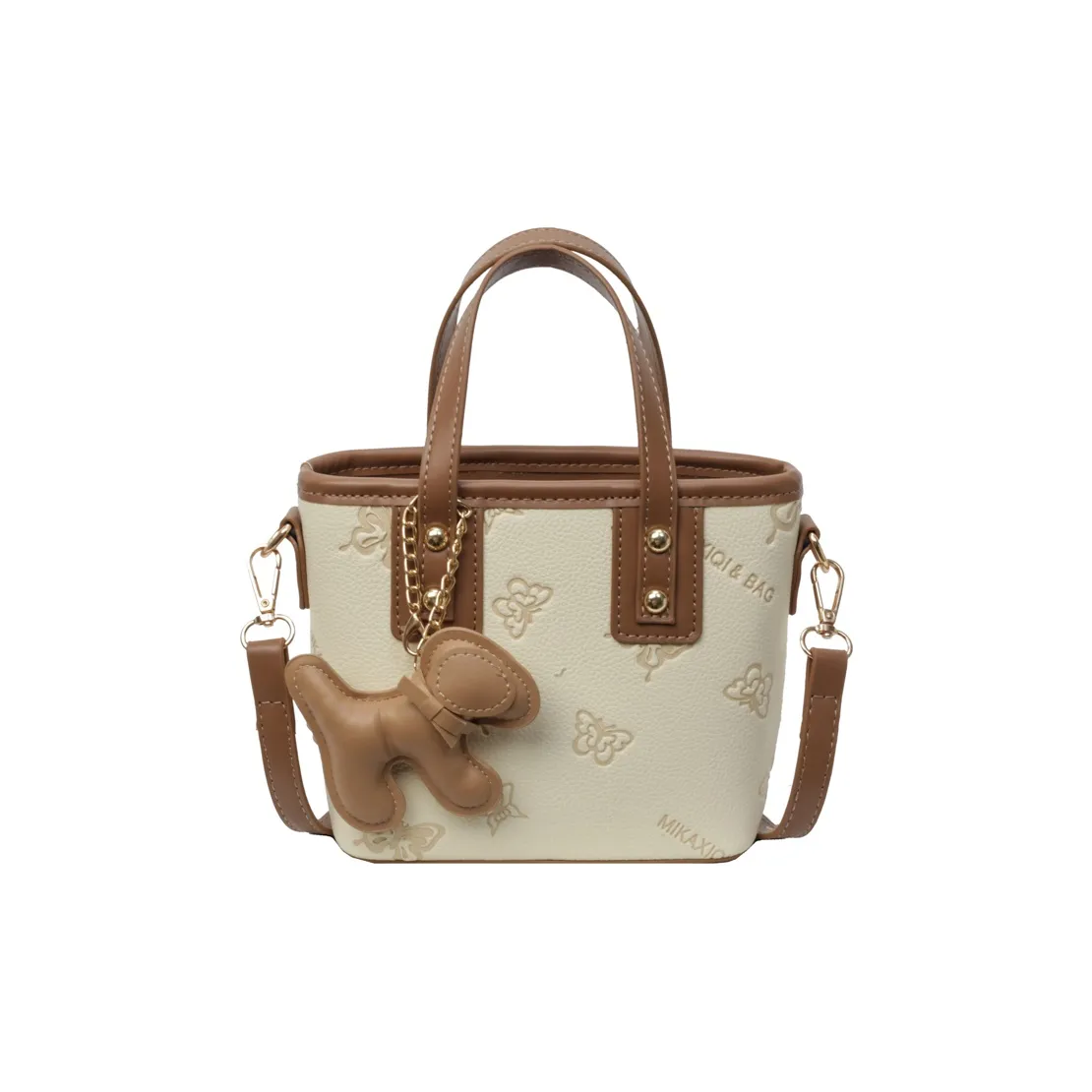 NOMK ПУ (полиуретан) Сумка через плечо Стандартная Женская Экрю Черный Синий Розовый