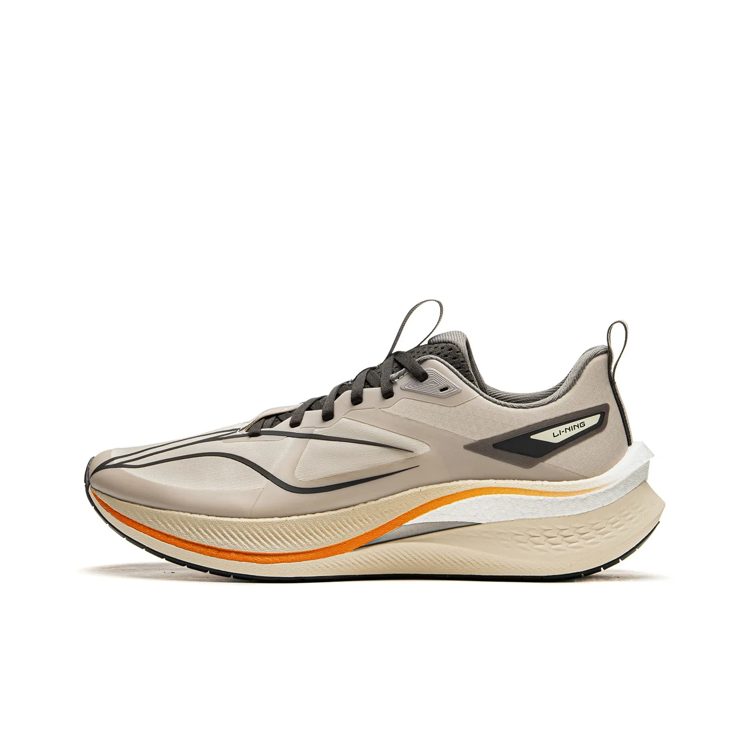 LiNing Red Hare 7 Pro Shock Absorbers With Slip Resistant Features Low Top Running Shoes Men's Brown