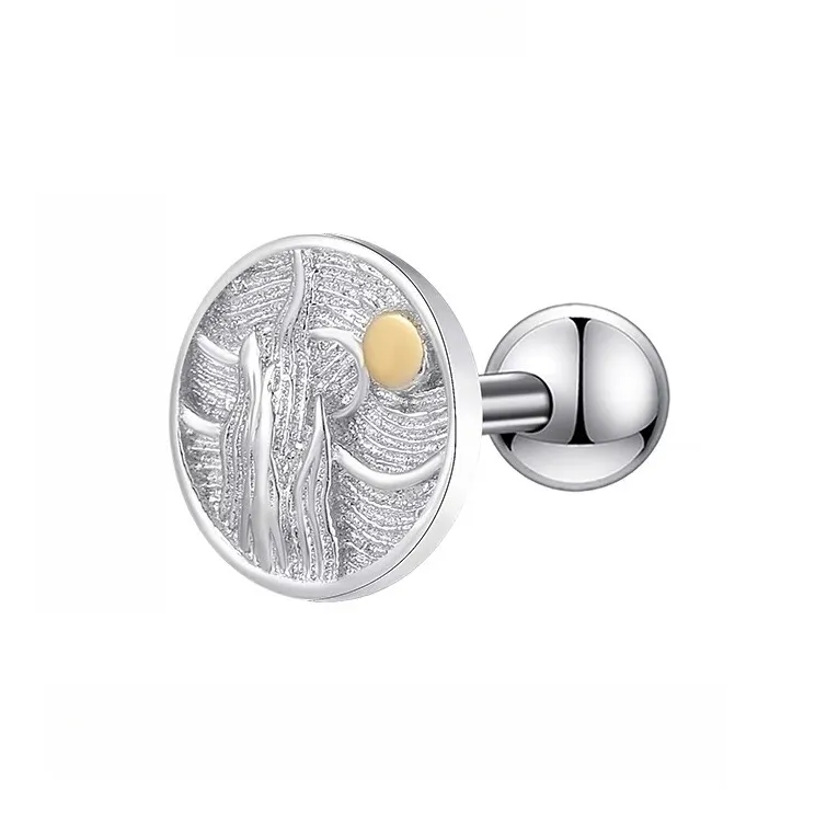 Mr. Shang Медный сплав Серьги-гвоздики Мужской