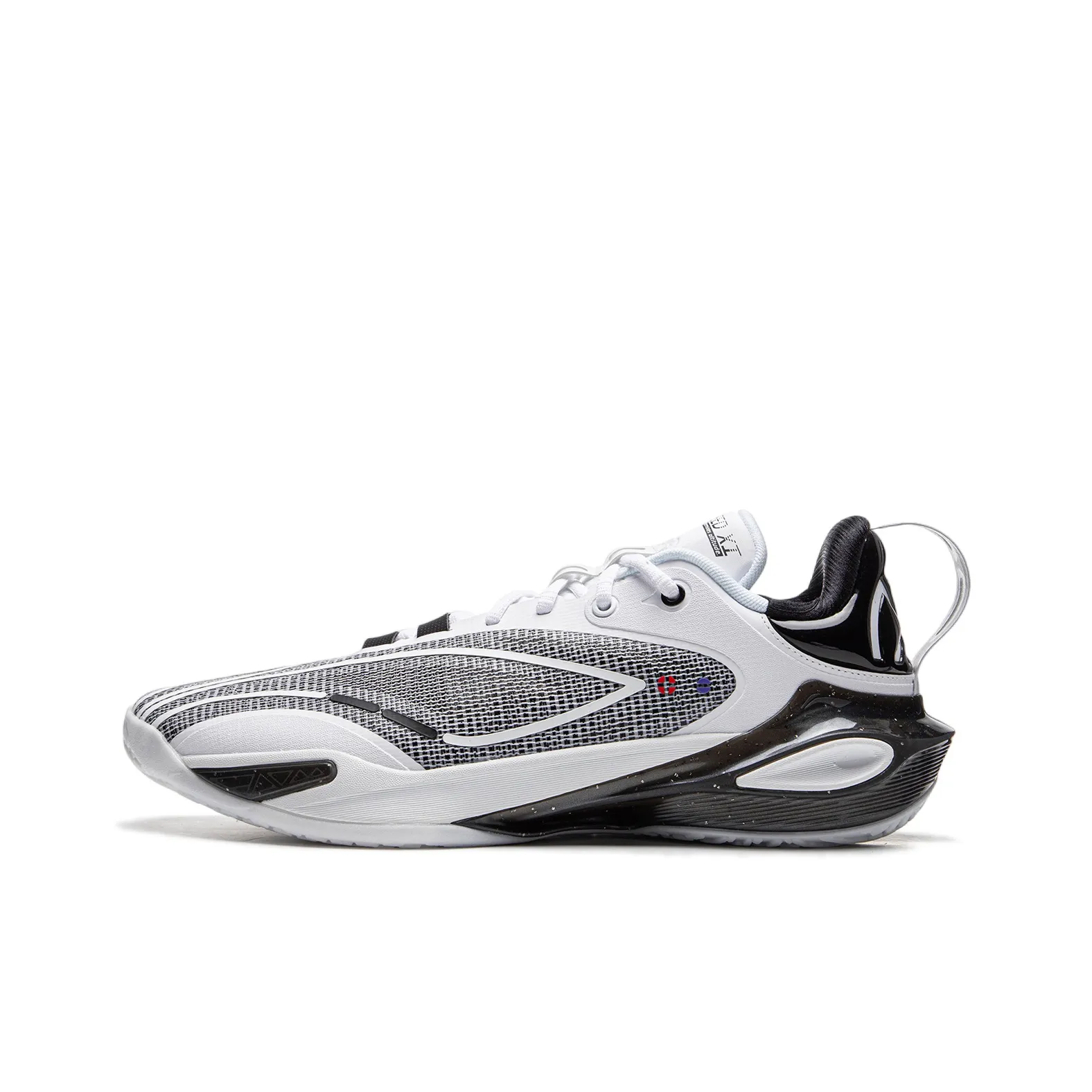 LiNing Flash Strike 11 Supportive And Elastic Low Top Basketball Shoes Men's Black White