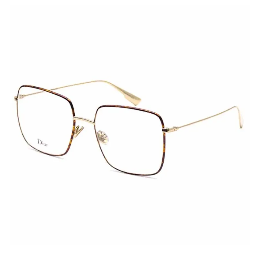 DIOR Металл Квадрат Оправы для очков Унисекс Черепаховый