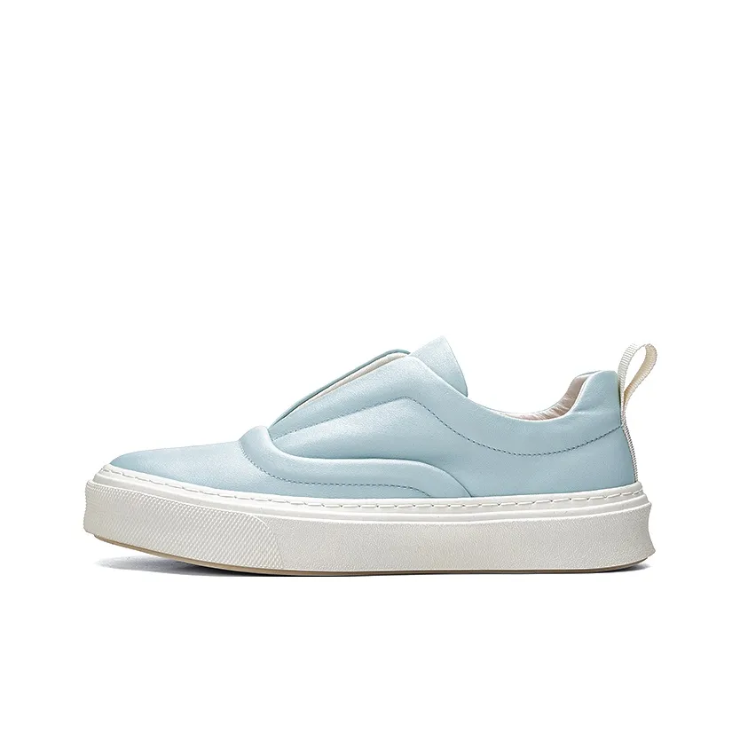 NAUTICA Slip Resistant, Abrasion Resistant, And Balanced Low Top Casual Shoes Men's Light Blue