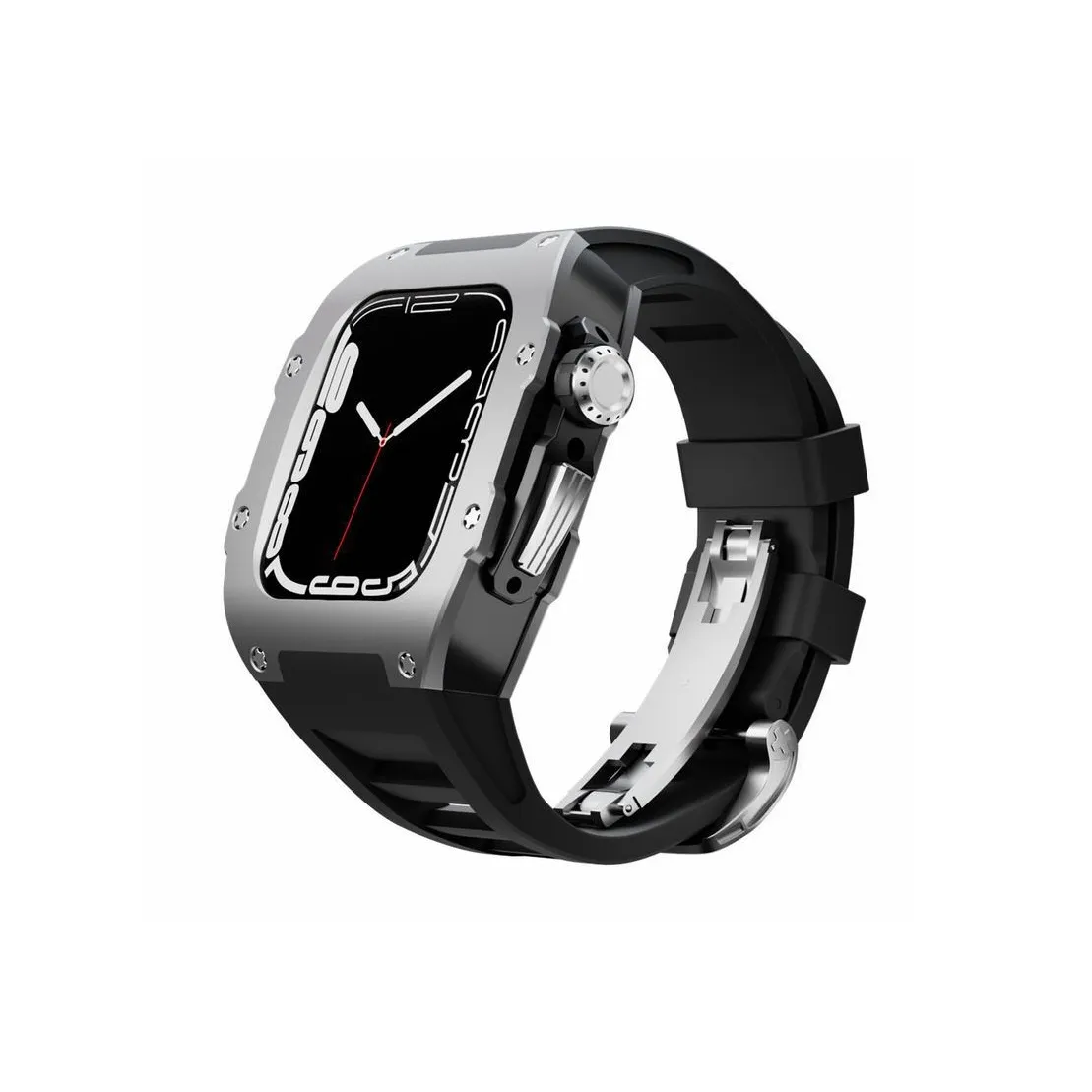 Vobafe Защитный чехол Apple Металл Корпус для Iwatch S9 8 7 6 5 4 SE