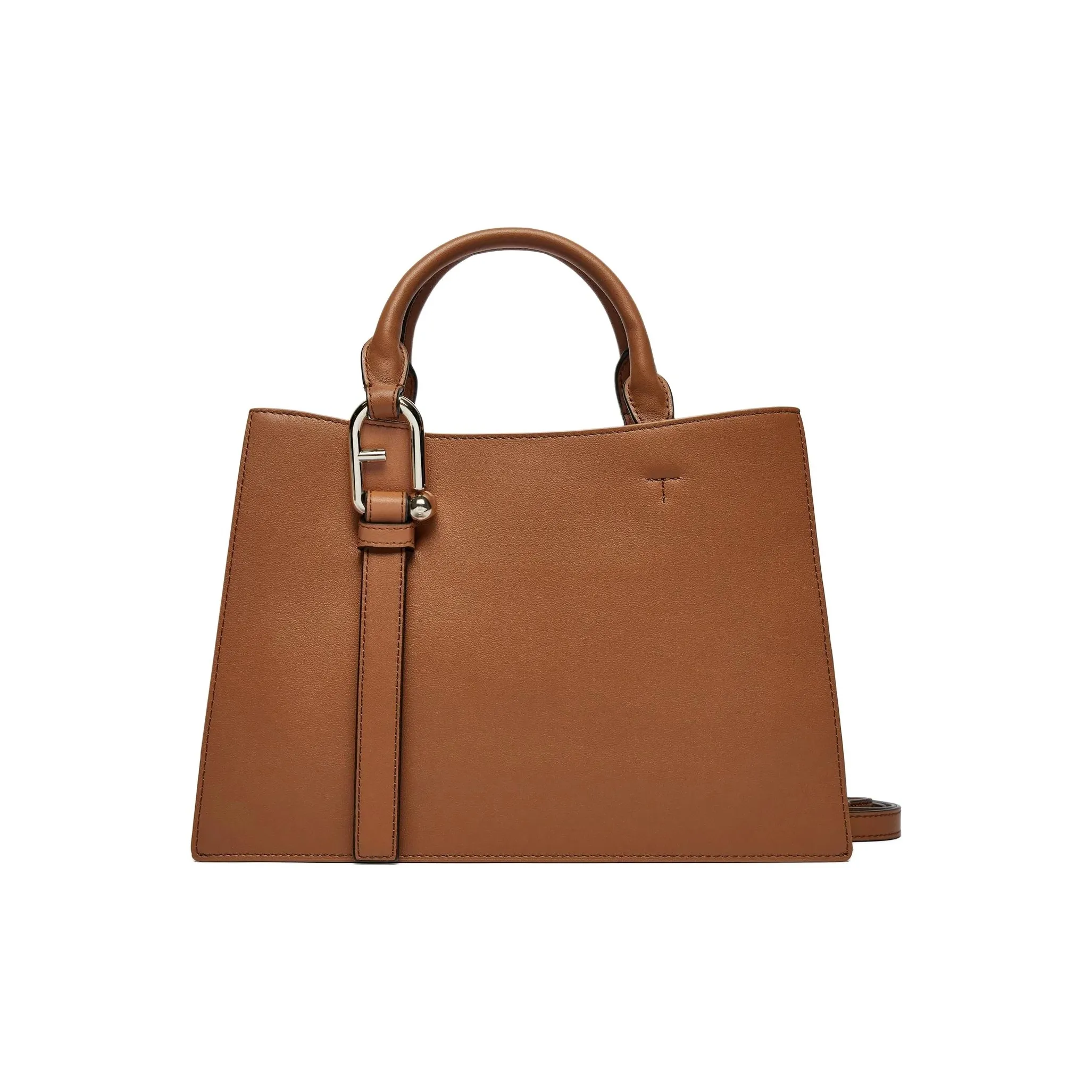 Furla Кожа Сумка через плечо Сумка среднего размера Женская Коричневая