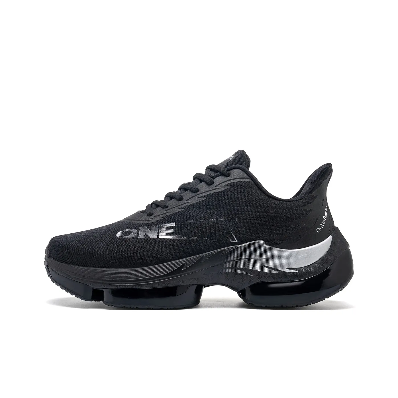 ONEMIX Balance Impact Resistant Breathable Quick Dry Low Top Training Running Shoes Unisex Tech Black