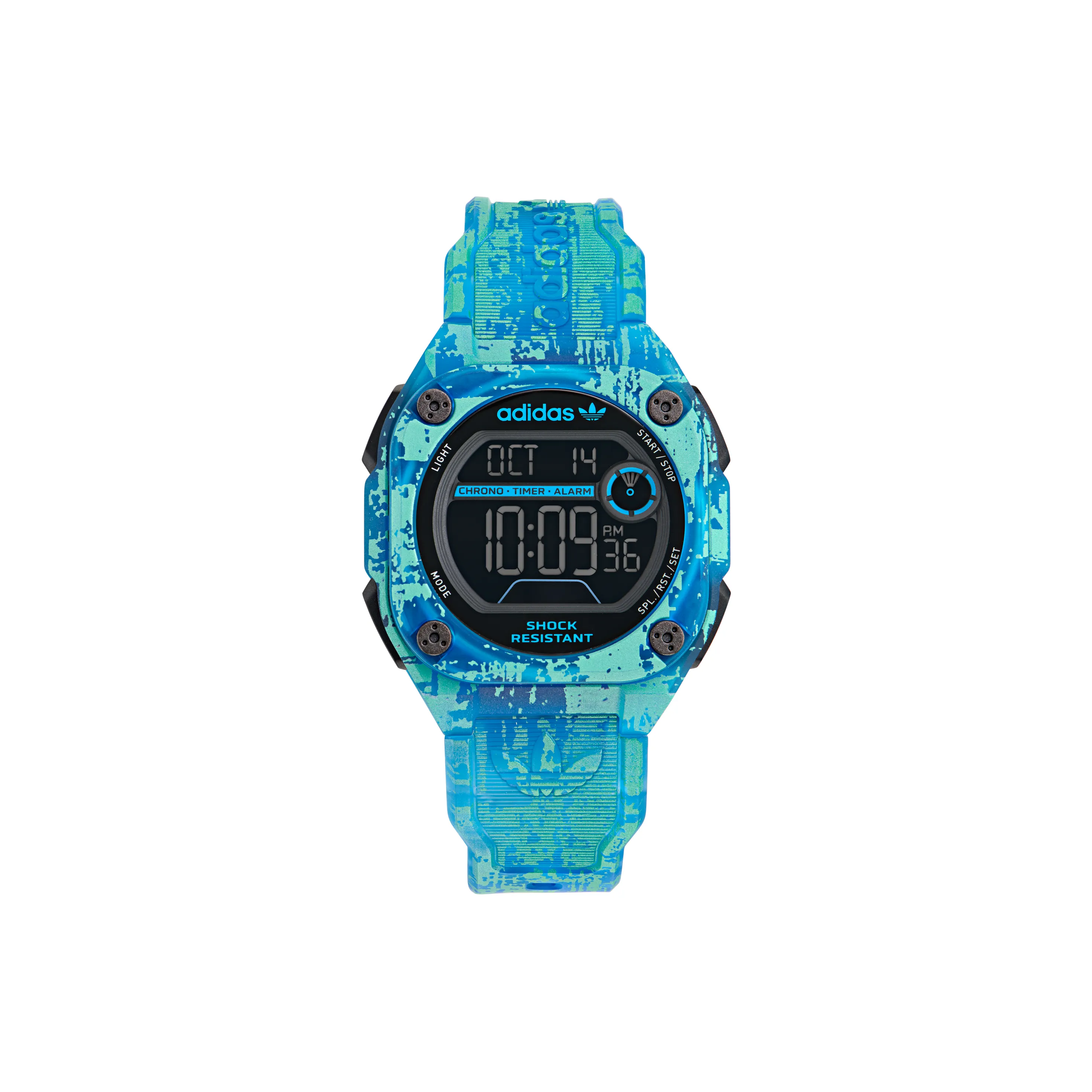 Adidas Originals Электронные часы Механизм Черный циферблат Унисекс