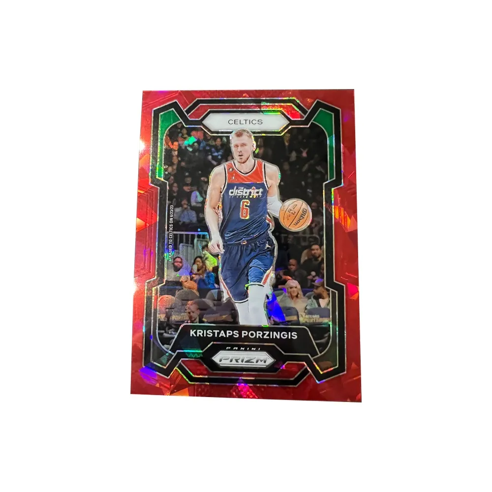 PANINI Celtics Team Порзингис Unicorn Prizm Collection Red Crush Игрок Card Rare Card Sports Cards 1 Pack