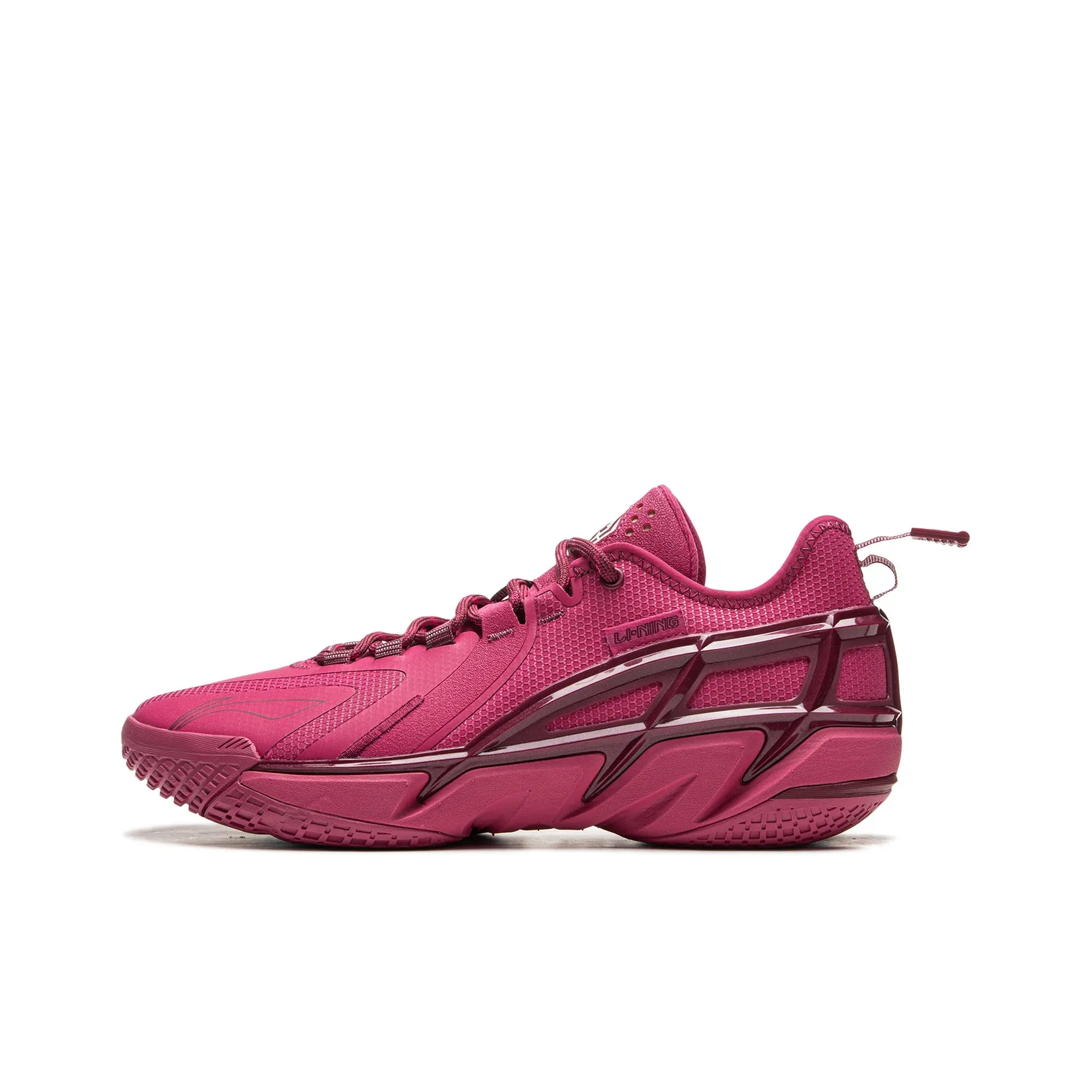 LiNing Anti Wool 4.5 Cushioned Slip Resistant Abrasion Resistant Low Top Basketball Shoes Men's Red